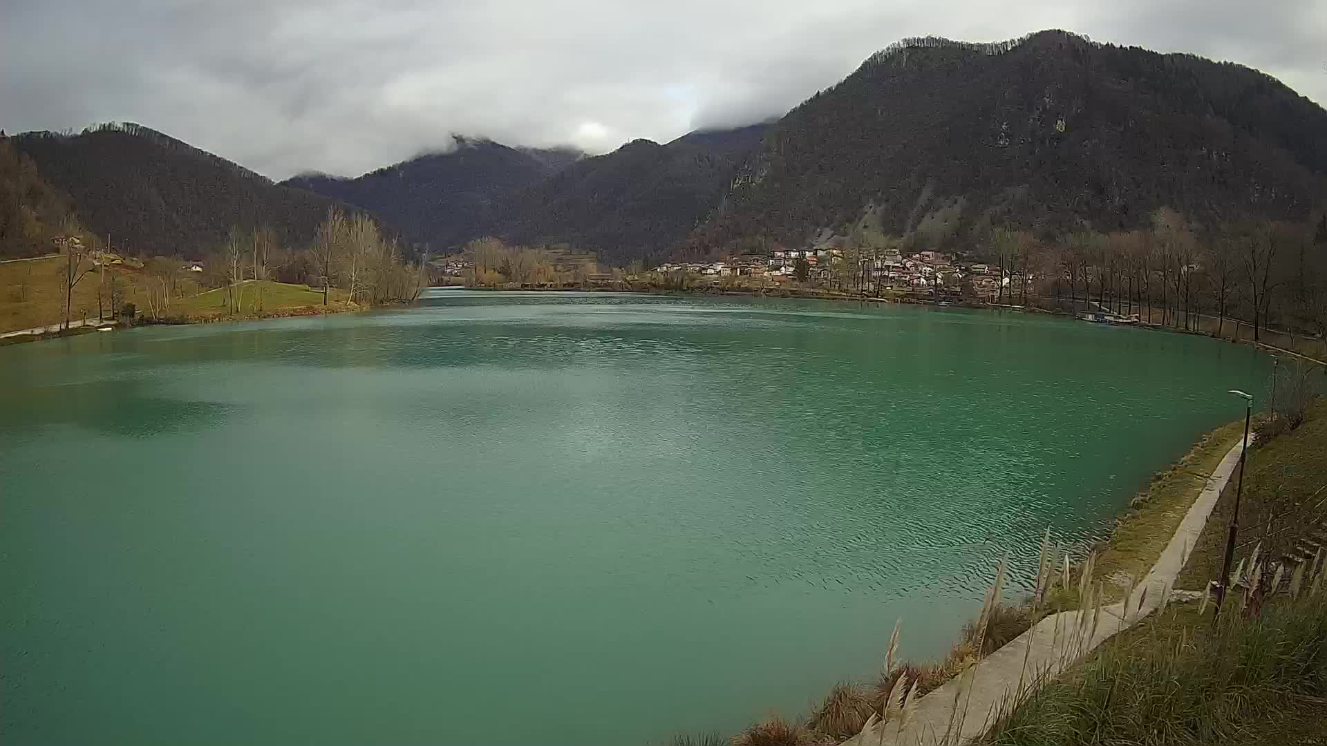 Most na Soči – Panoramic view of Lake