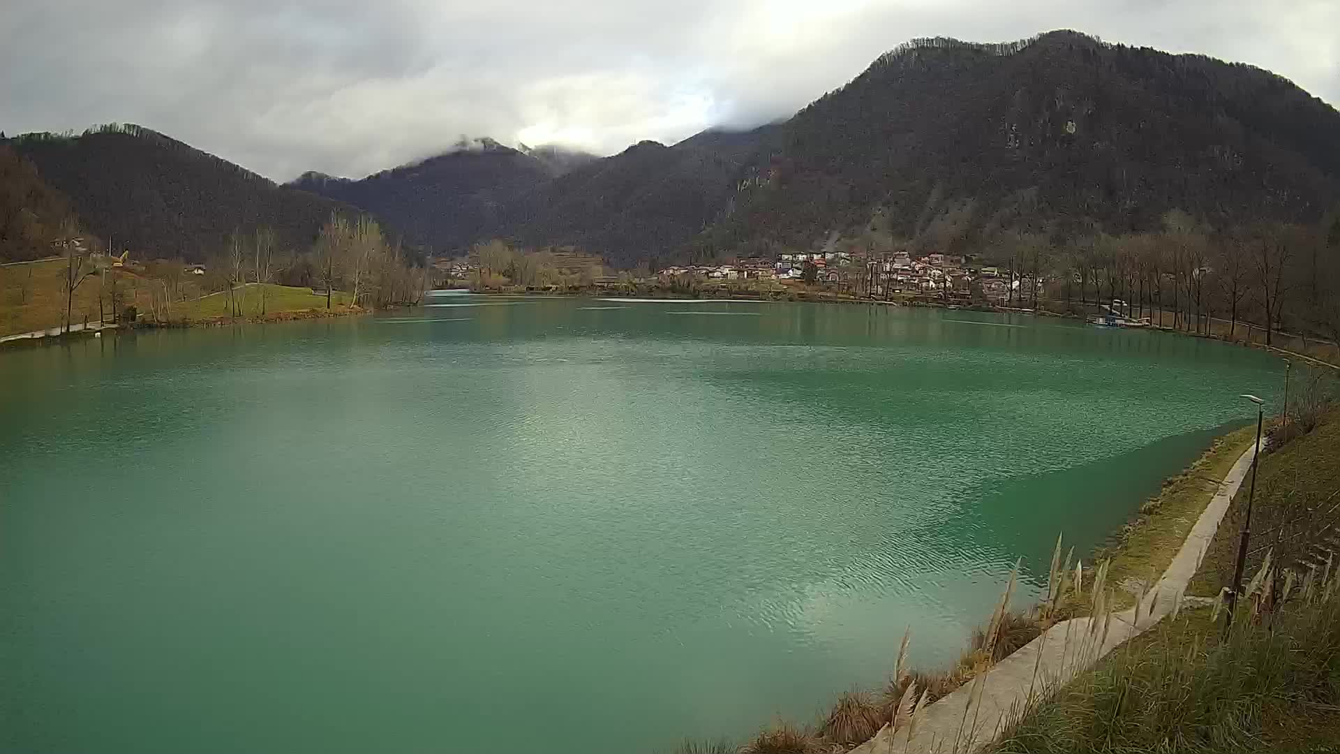 Most na Soči – Panoramic view of Lake