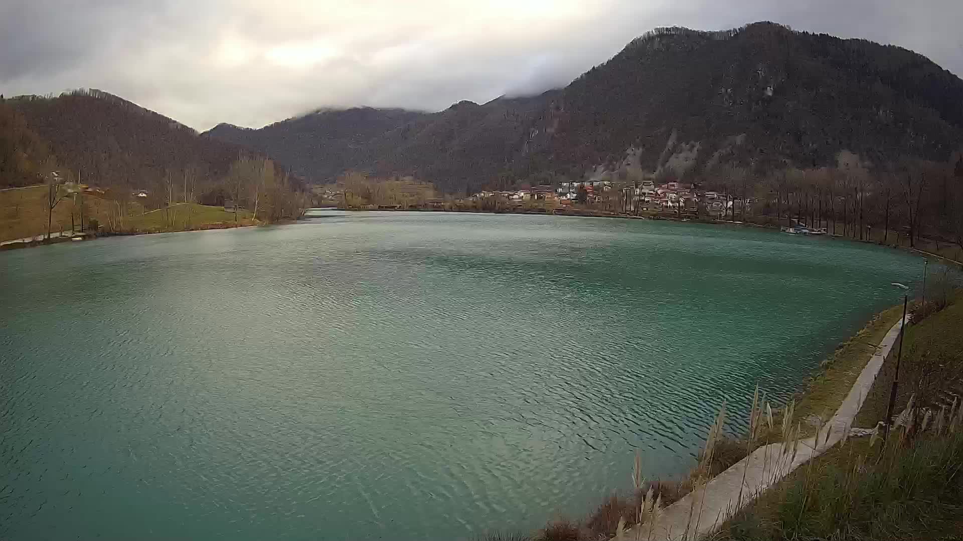 Most na Soči – Panoramic view of Lake