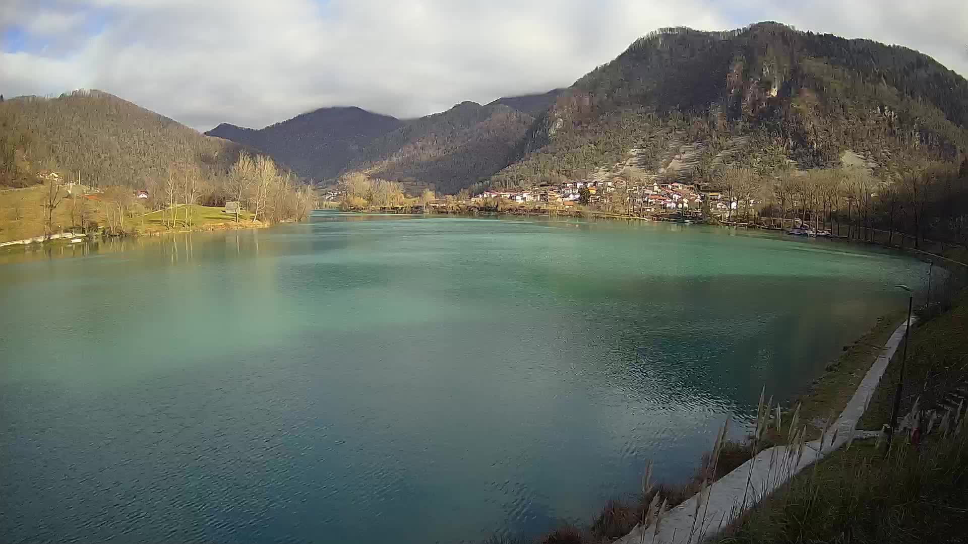 Most na Soči – Panorama del lac