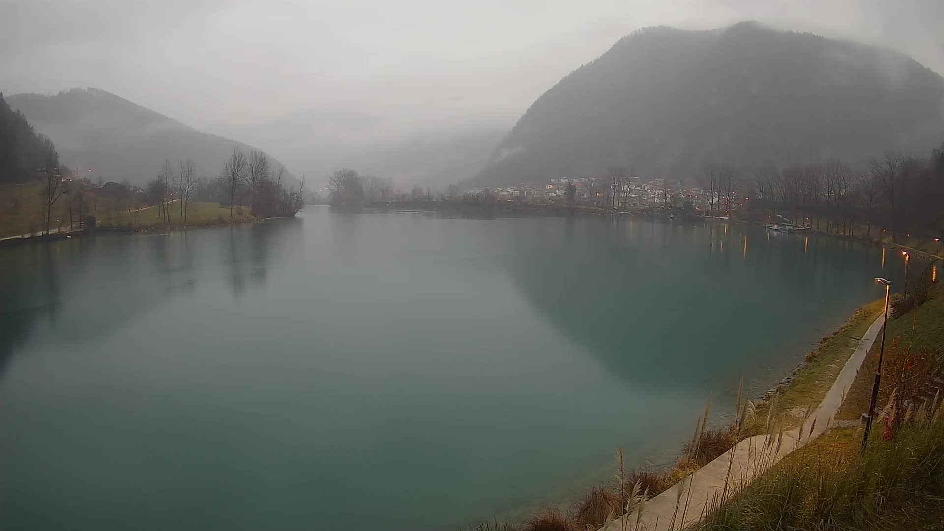 Most na Soči – Panoramic view of Lake