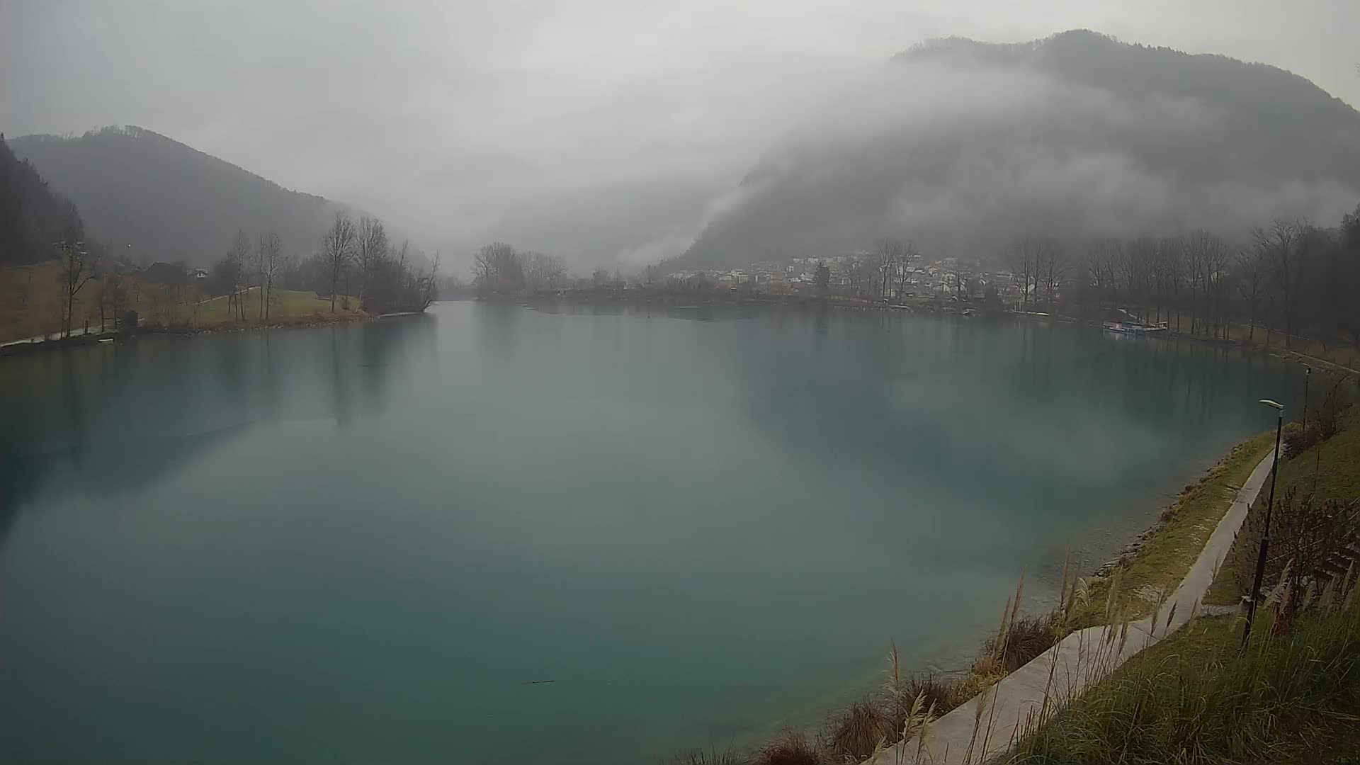 Spletna kamera Most na Soči – jezero