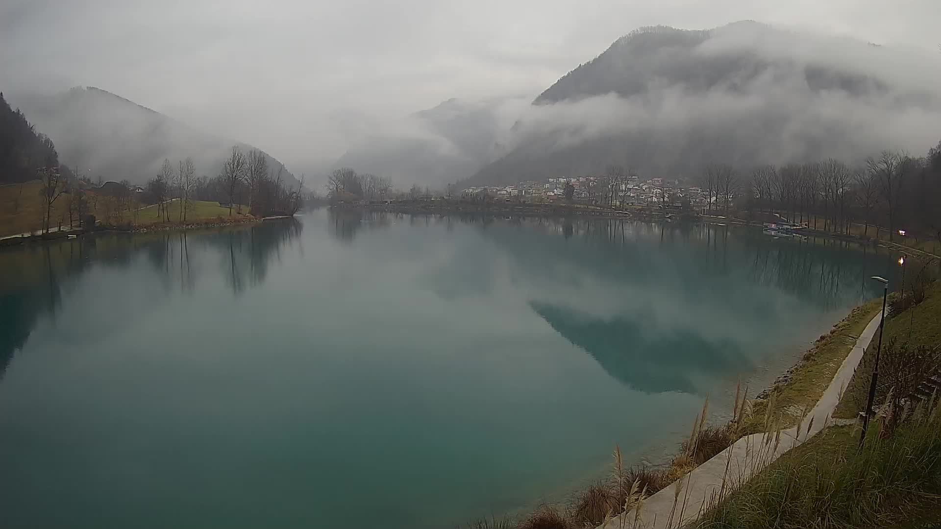 Most na Soči – Panorama del lago