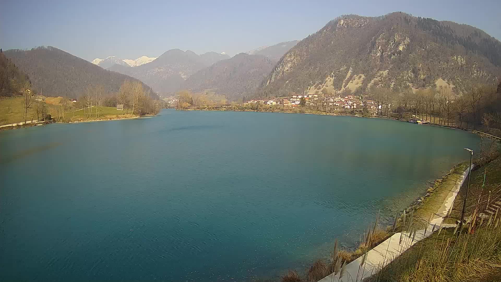 Most na Soči – Panoramic view of Lake