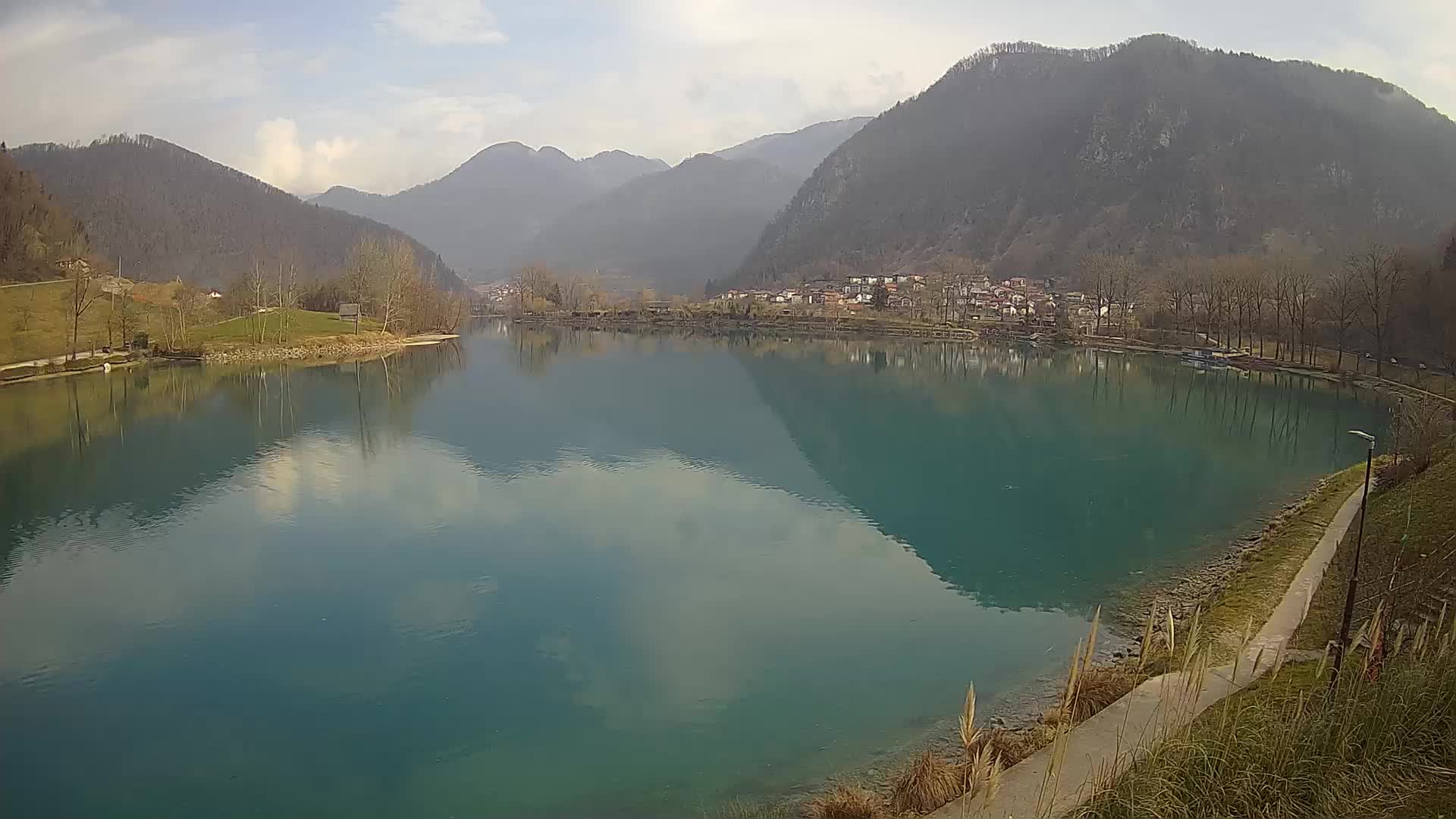 LIVE Webcam Most na Soči lake – Slovenia