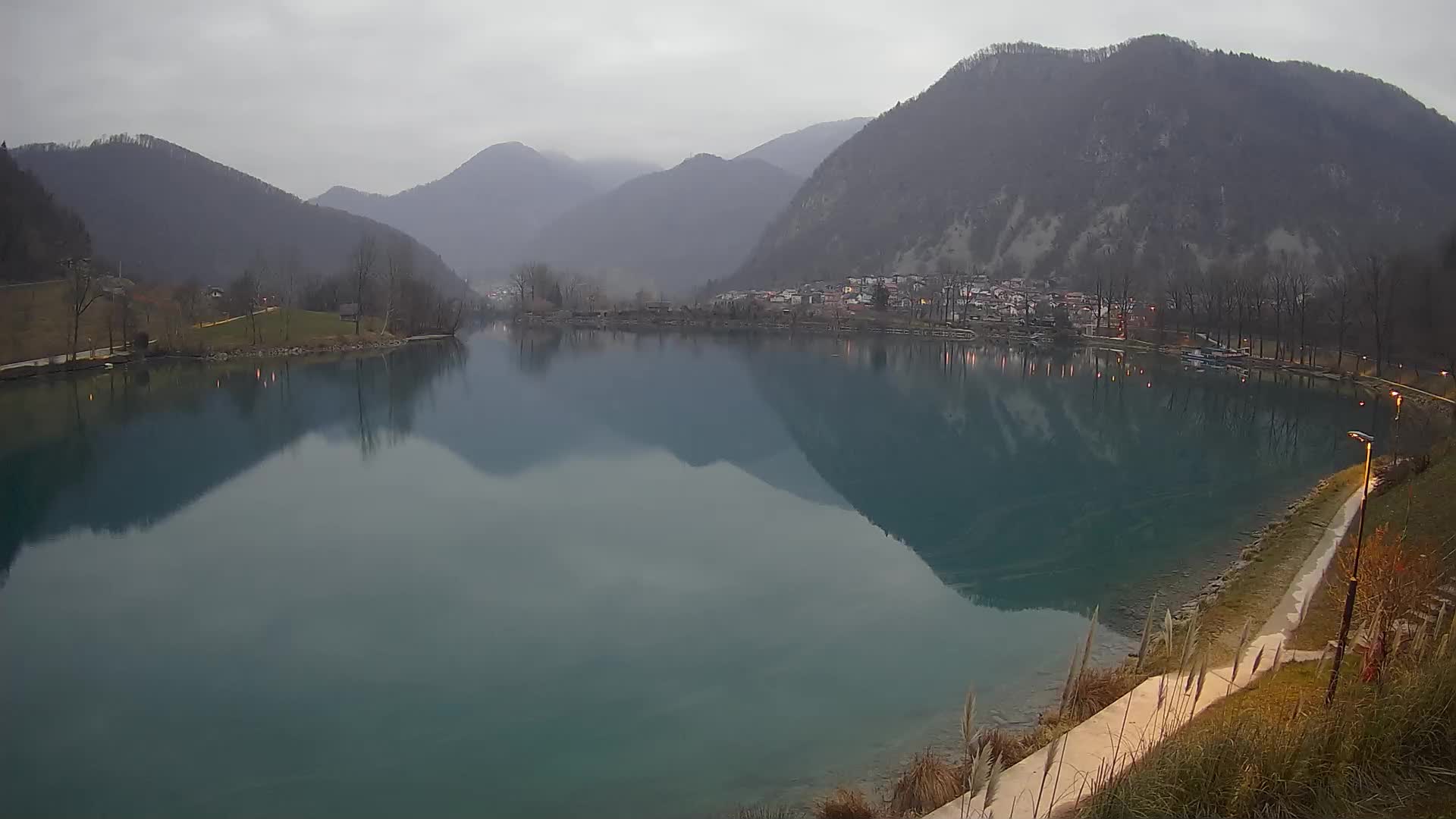 Most na Soči – Panorama del lago