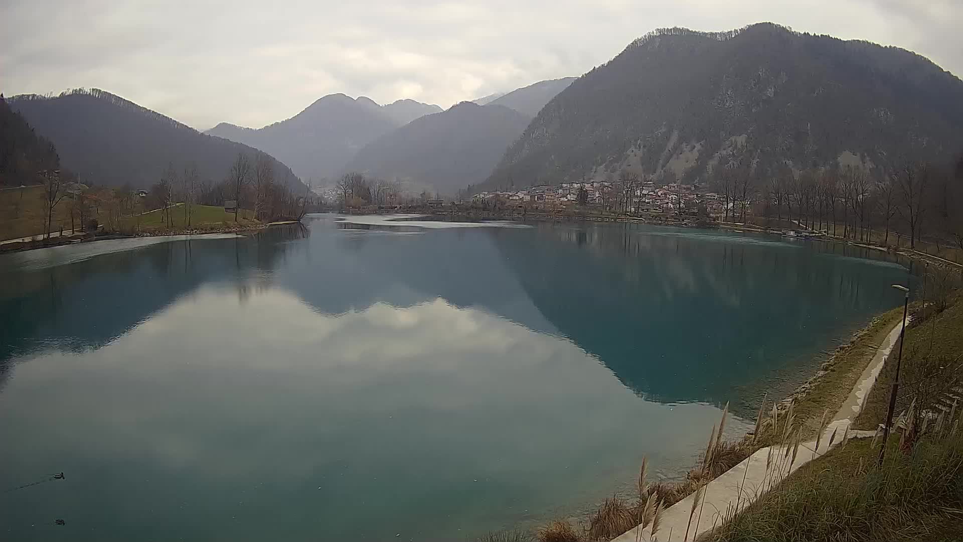 Most na Soči – Panoramic view of Lake