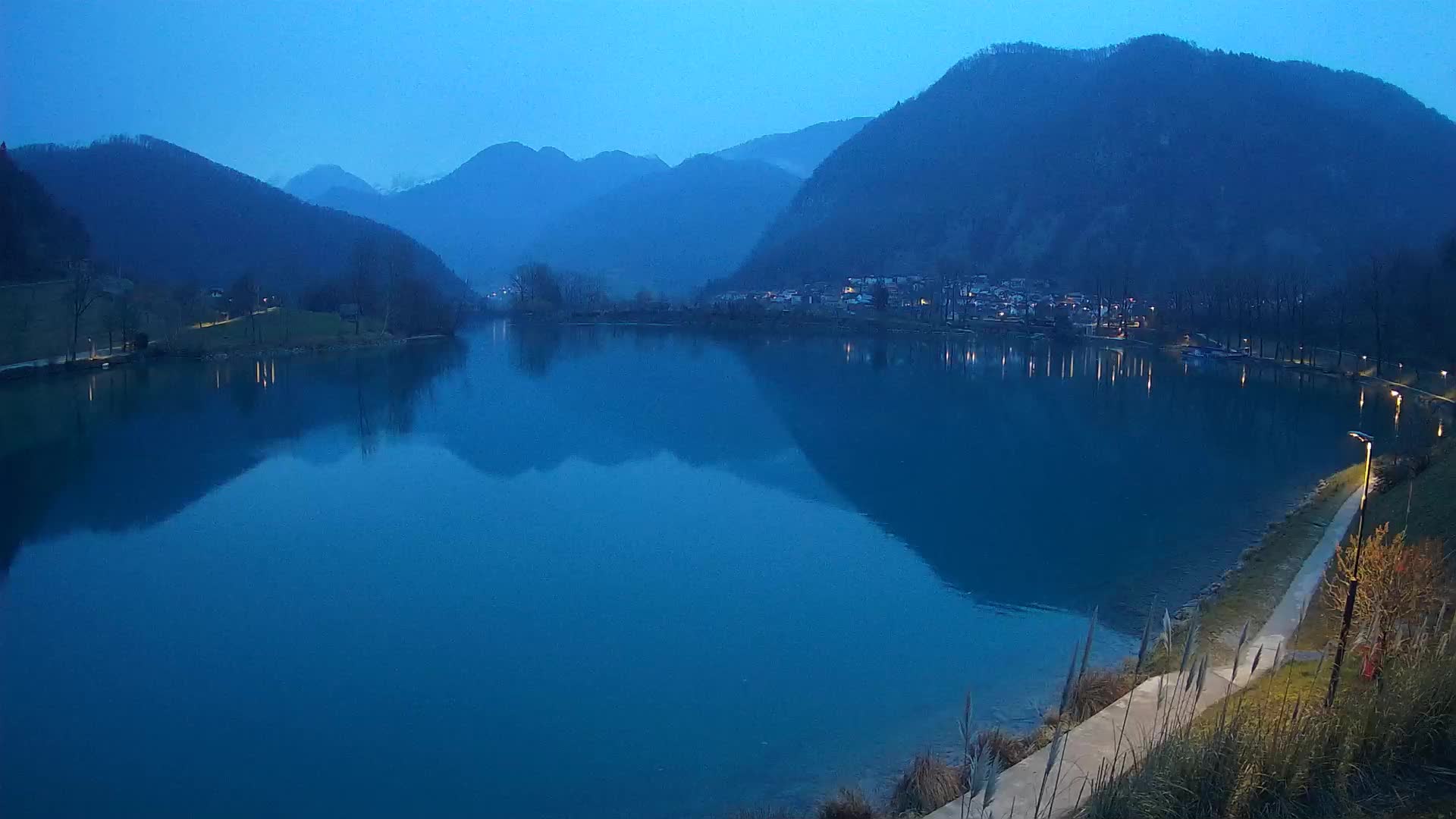 Most na Soči – Panoramic view of Lake