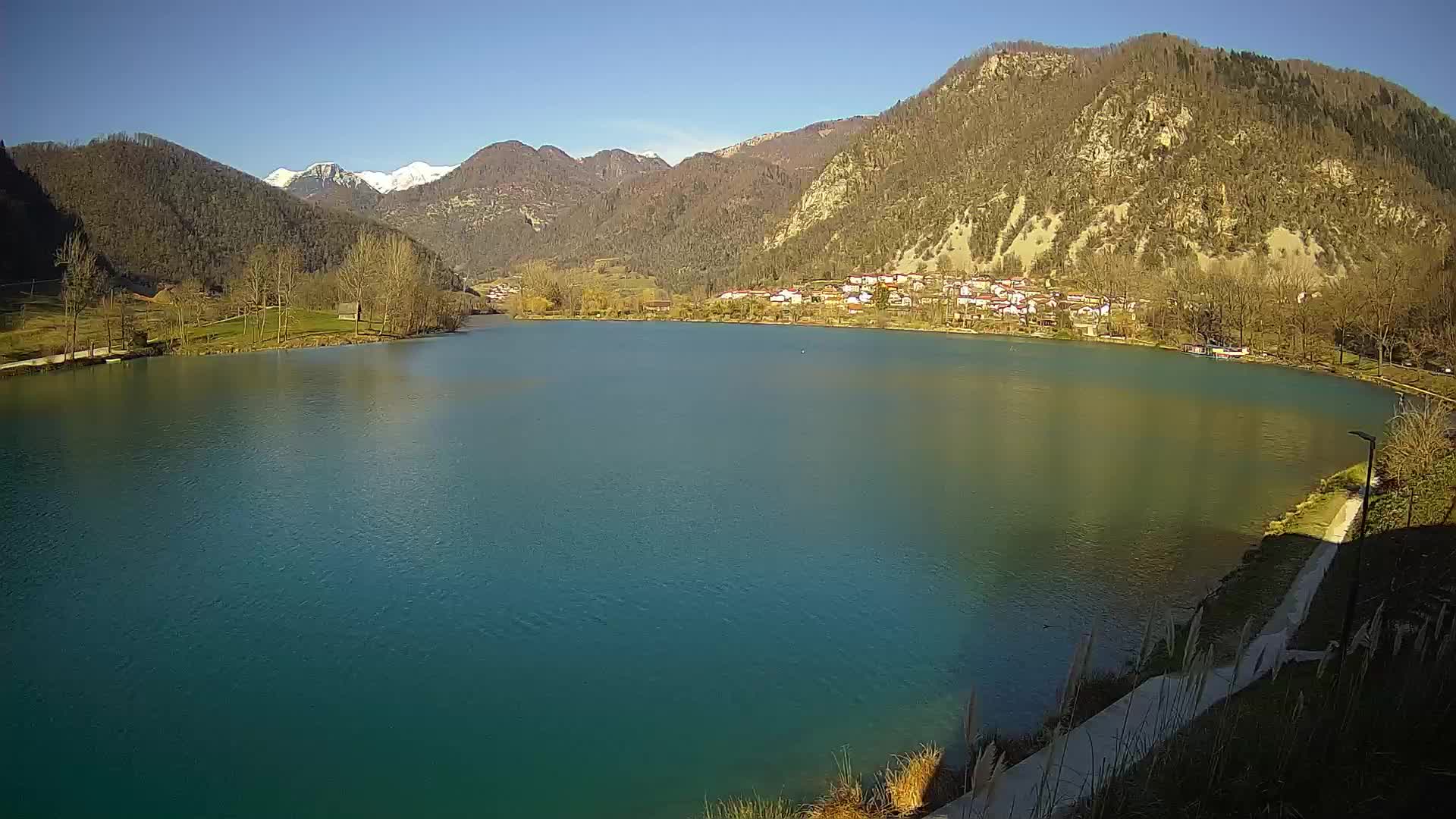 Most na Soči – Pogled na jezero