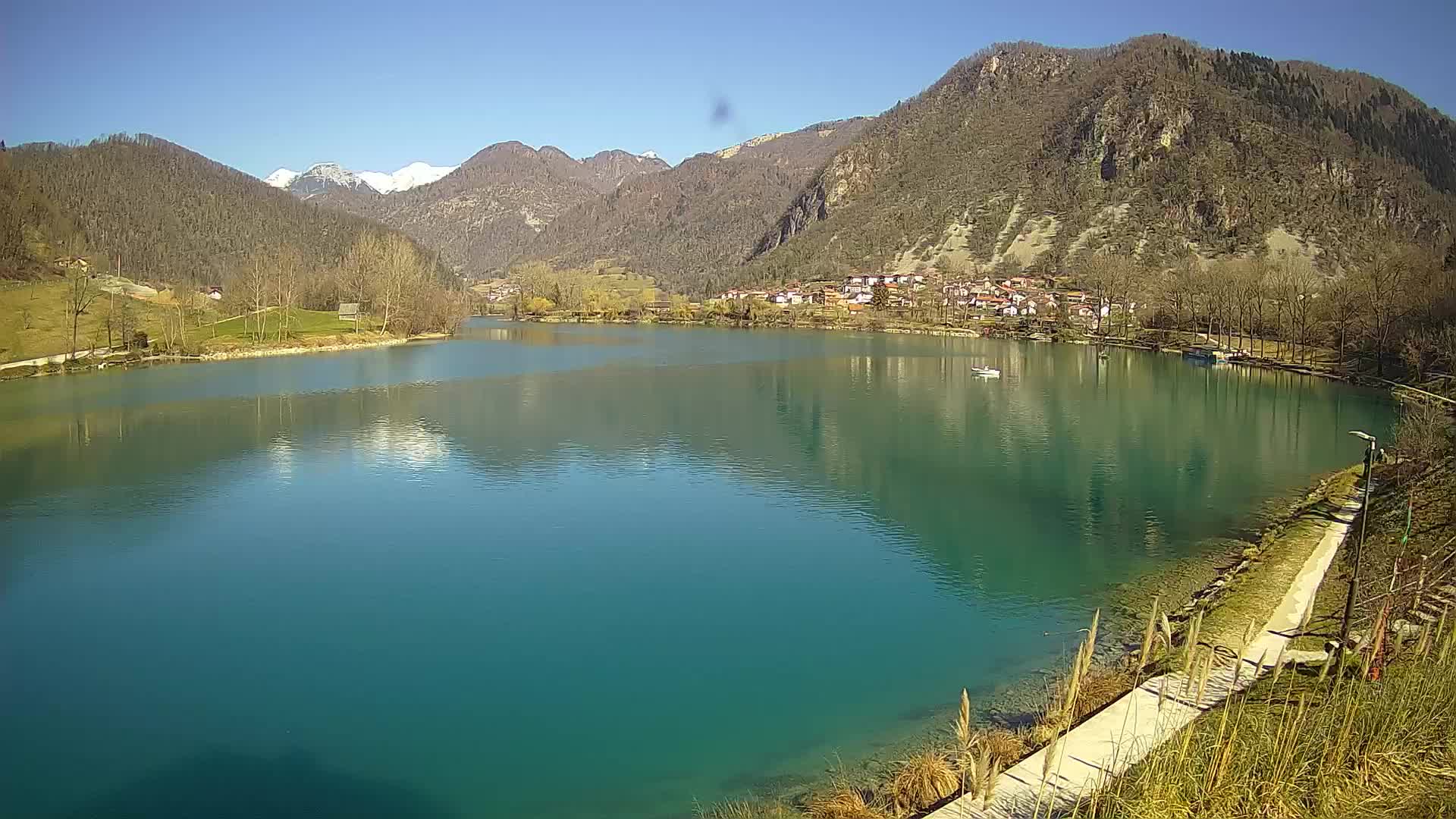 Most na Soči – Panorama del lago