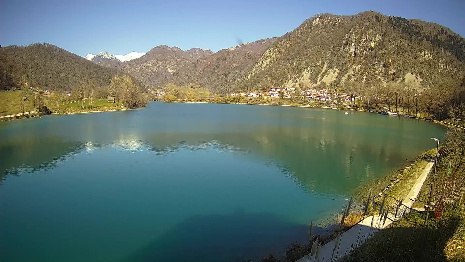 Most na Soči – Pogled na jezero