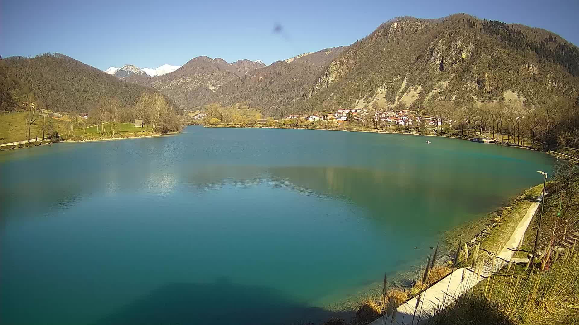 Most na Soči – Panoramic view of Lake