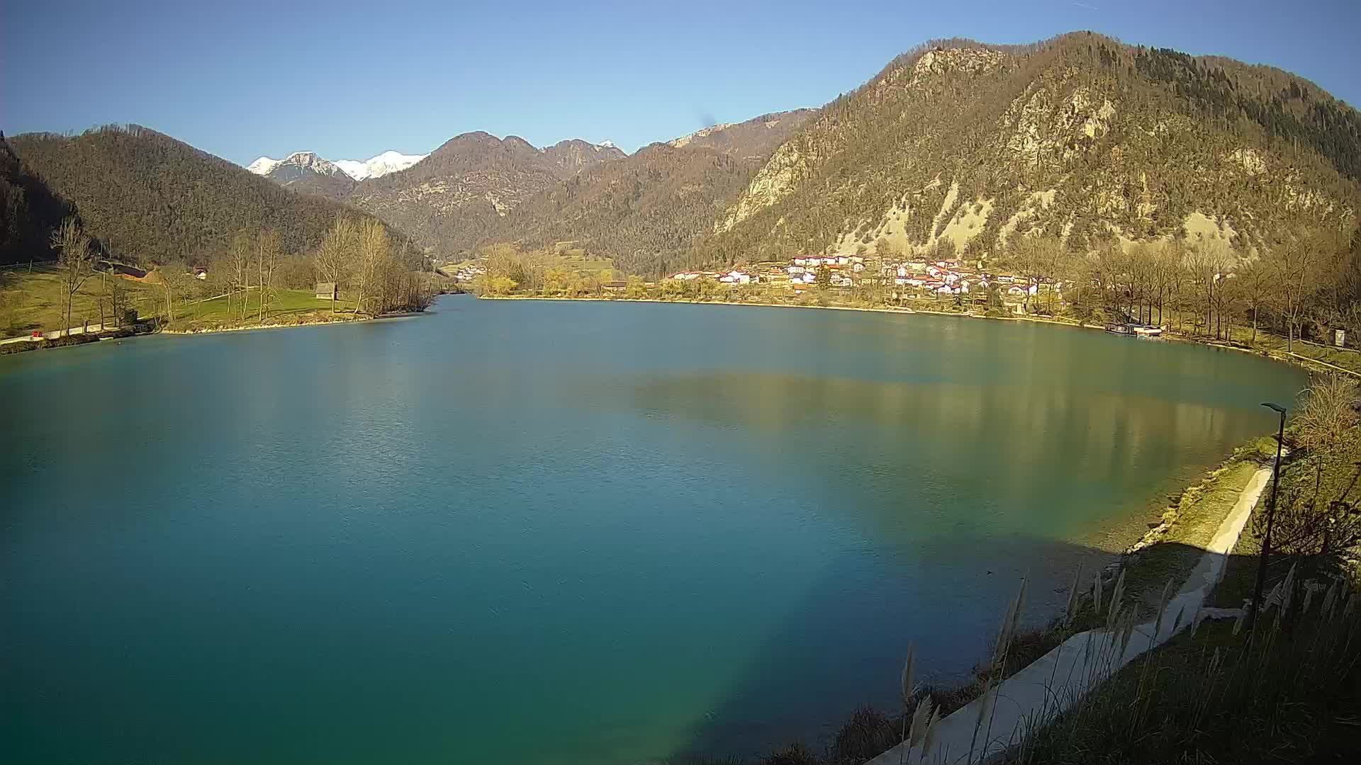 LIVE Webcam Most na Soči lake – Slovenia