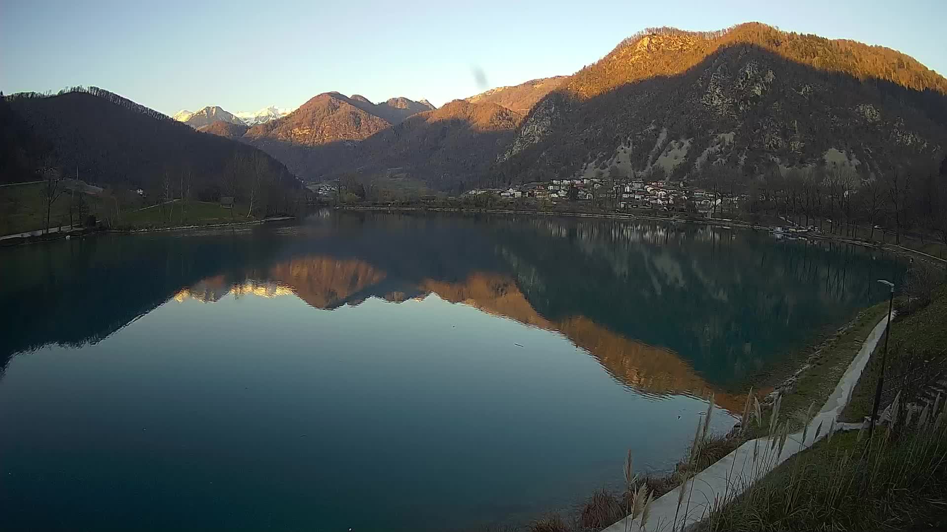 Most na Soči – Panoramic view of Lake