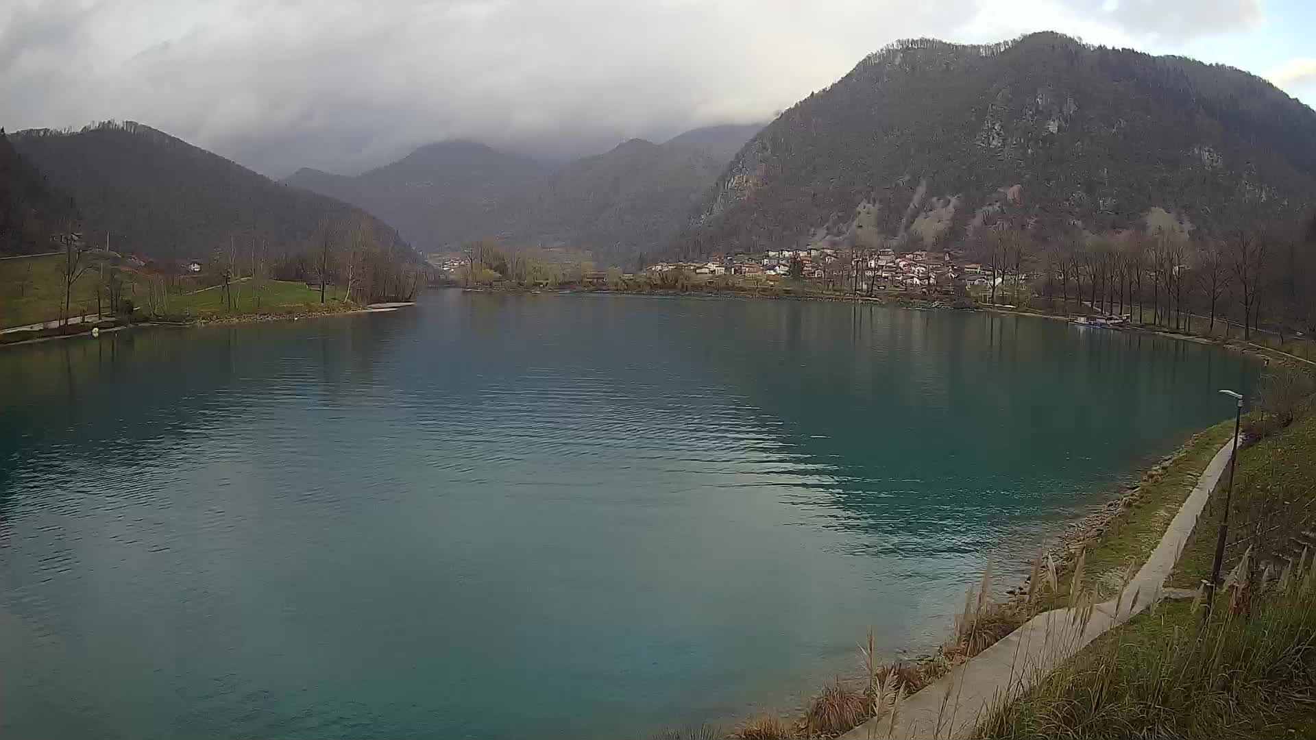 Most na Soči – Panoramic view of Lake