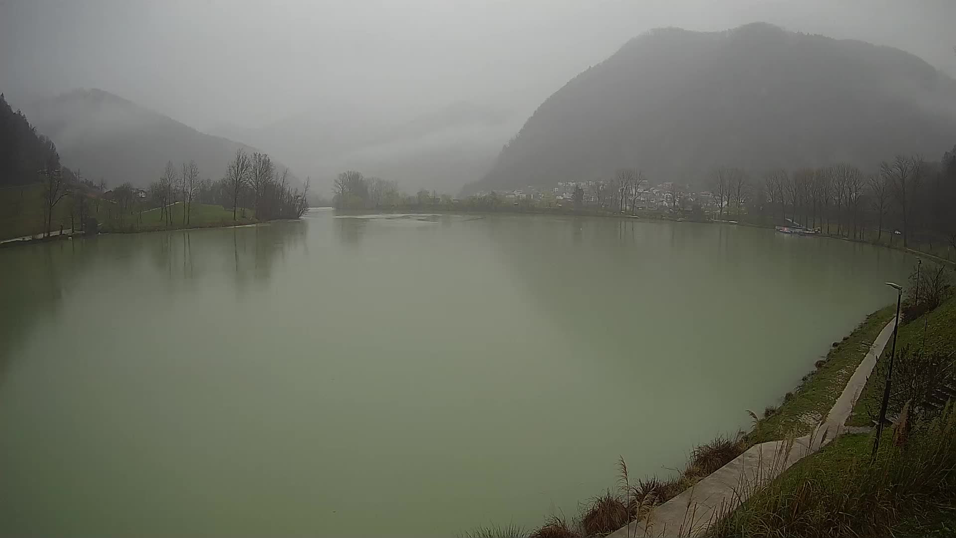 Most na Soči – Panoramic view of Lake