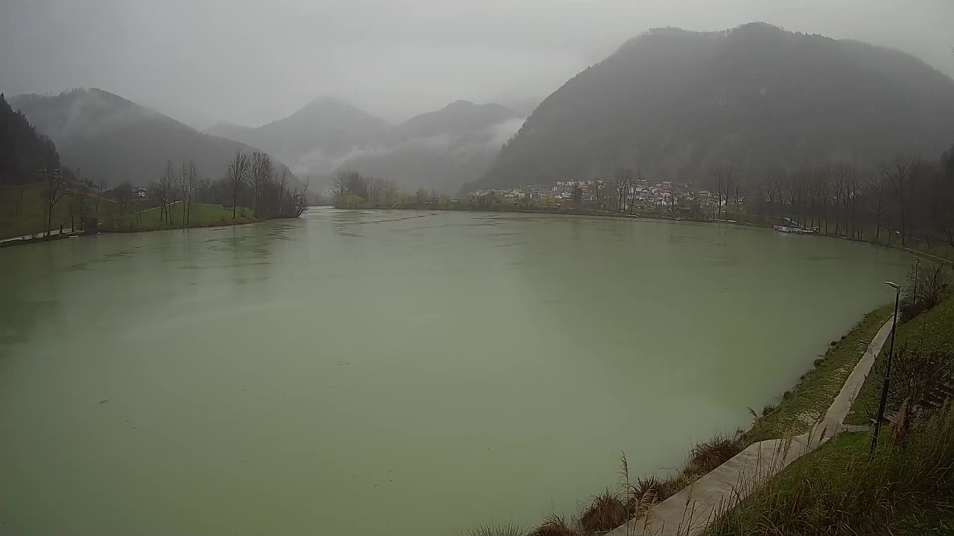 Most na Soči – Panoramic view of Lake