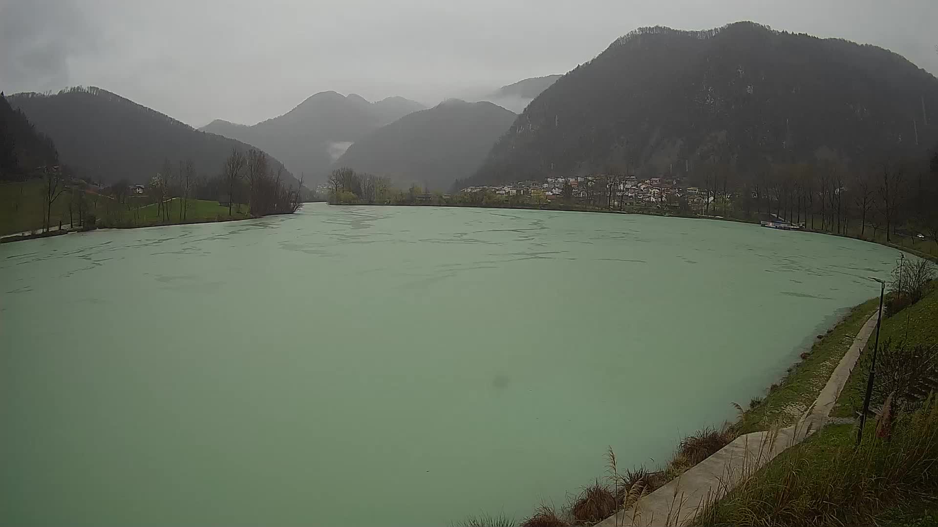 Most na Soči – Panoramic view of Lake