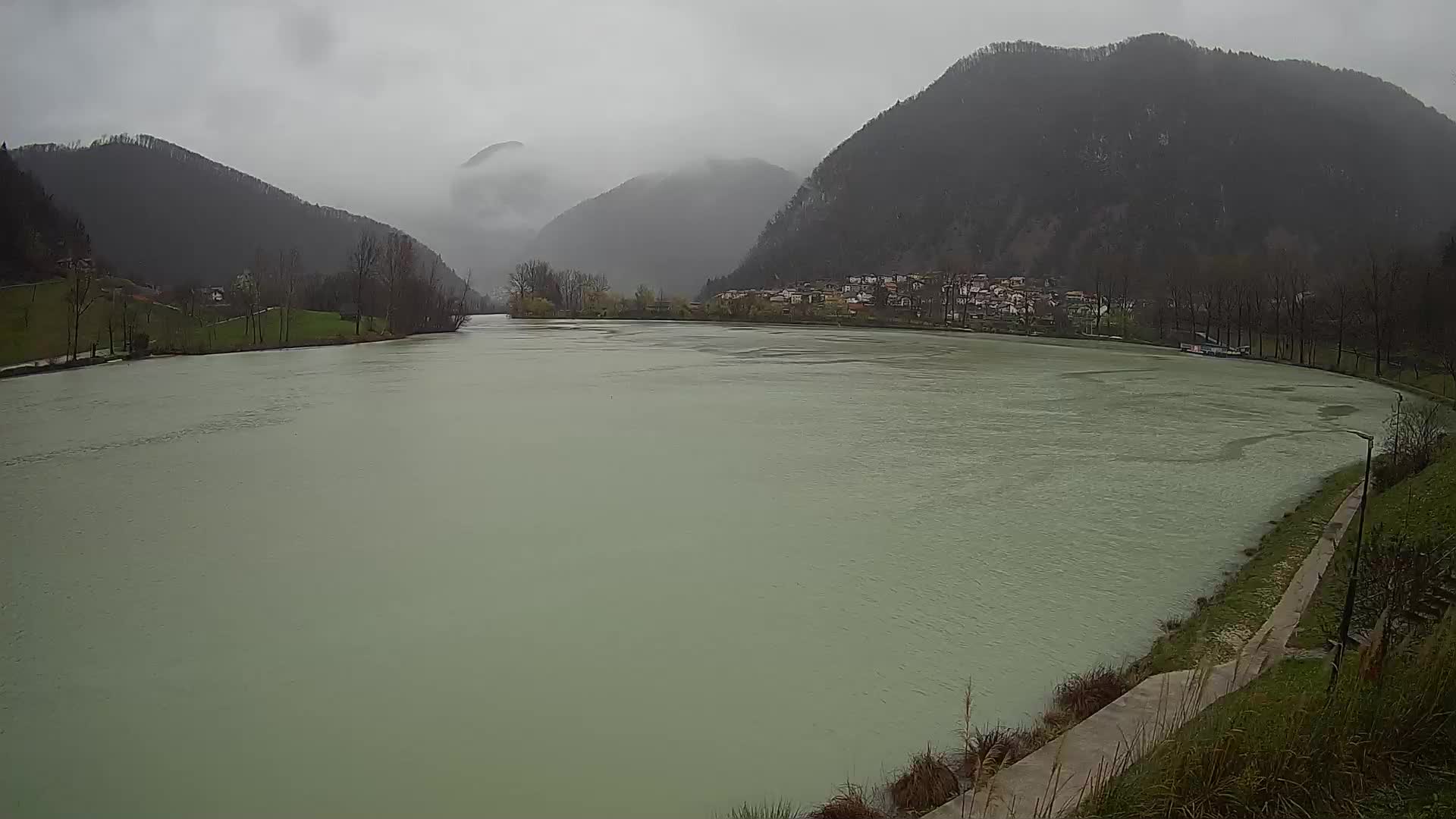 Most na Soči – Panoramic view of Lake