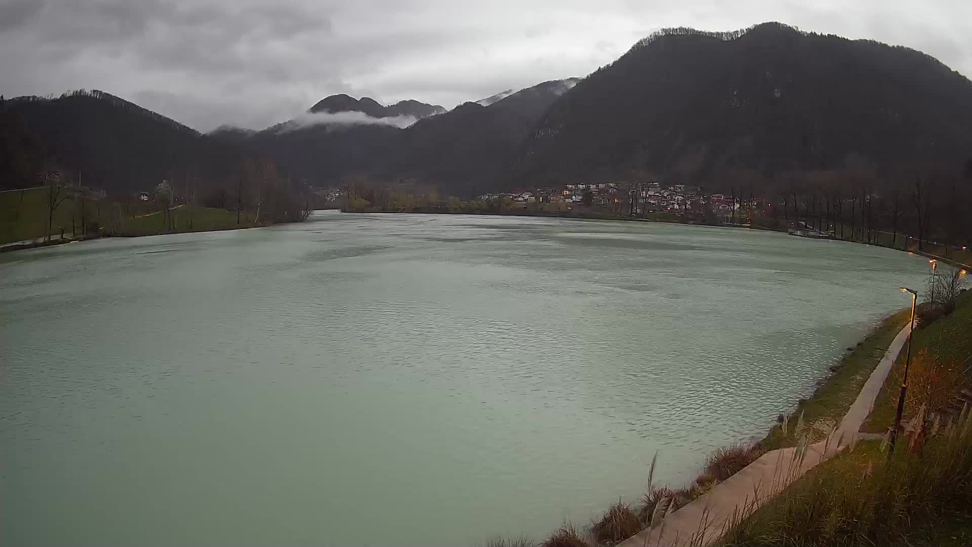 Most na Soči – Panoramic view of Lake