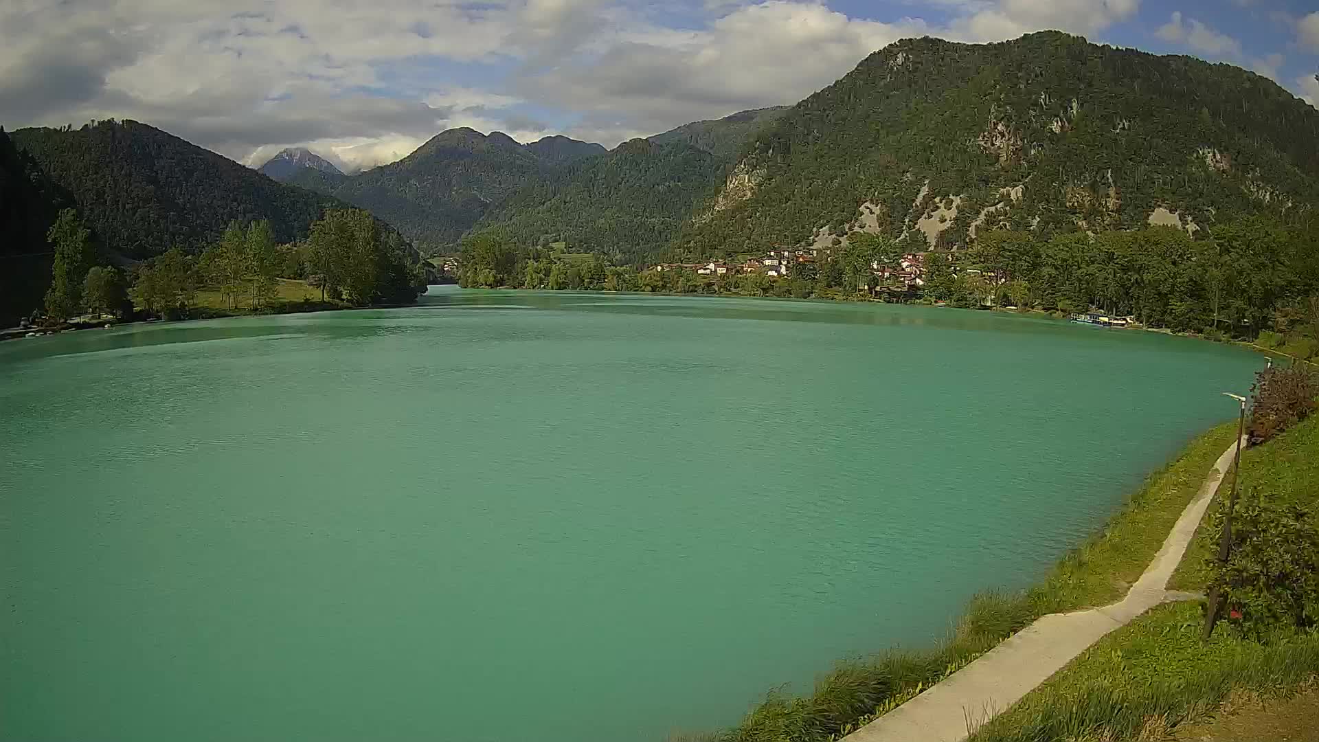 Most na Soči – Pogled na jezero
