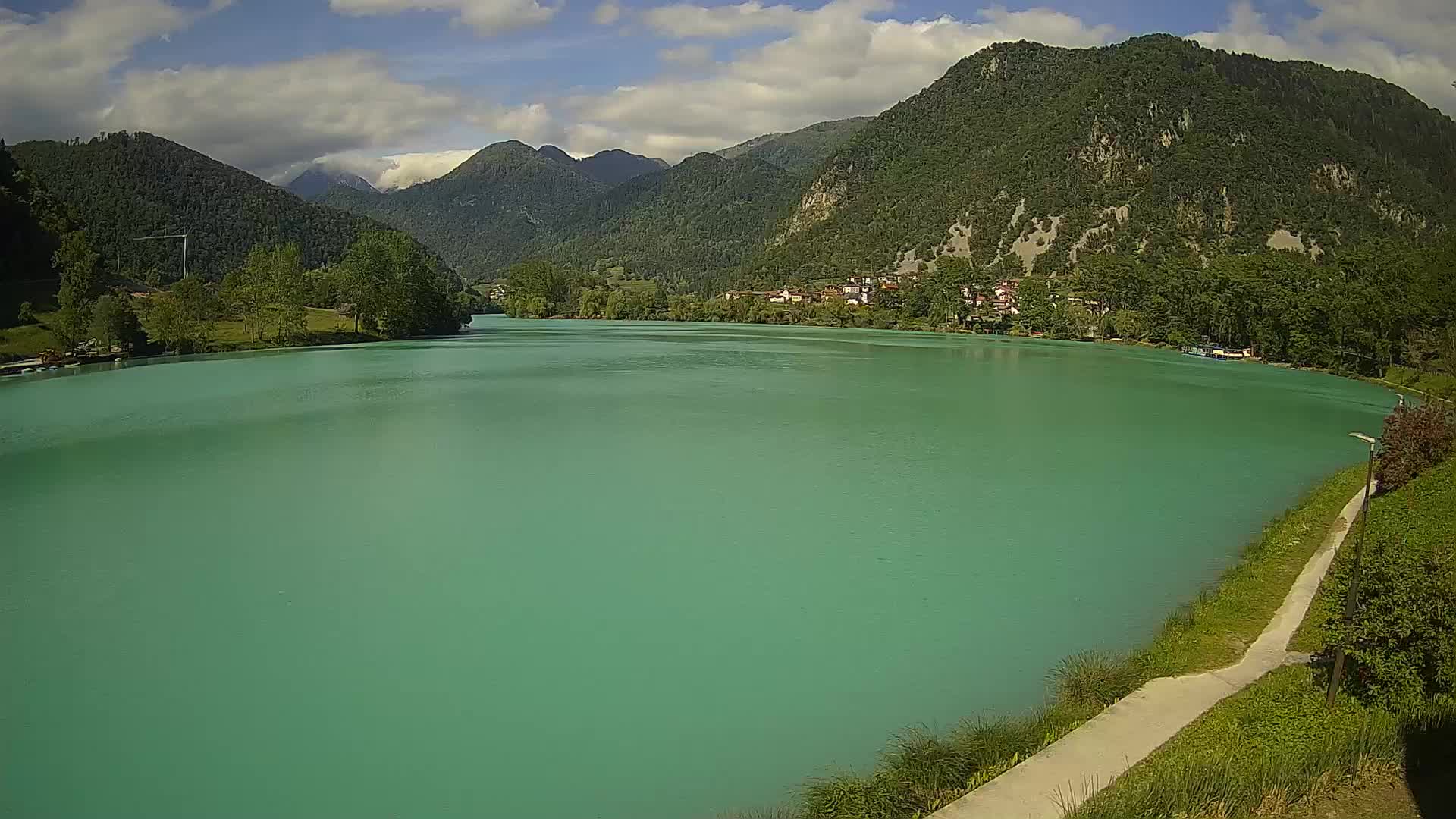 LIVE Webcam Most na Soči lake – Slovenia