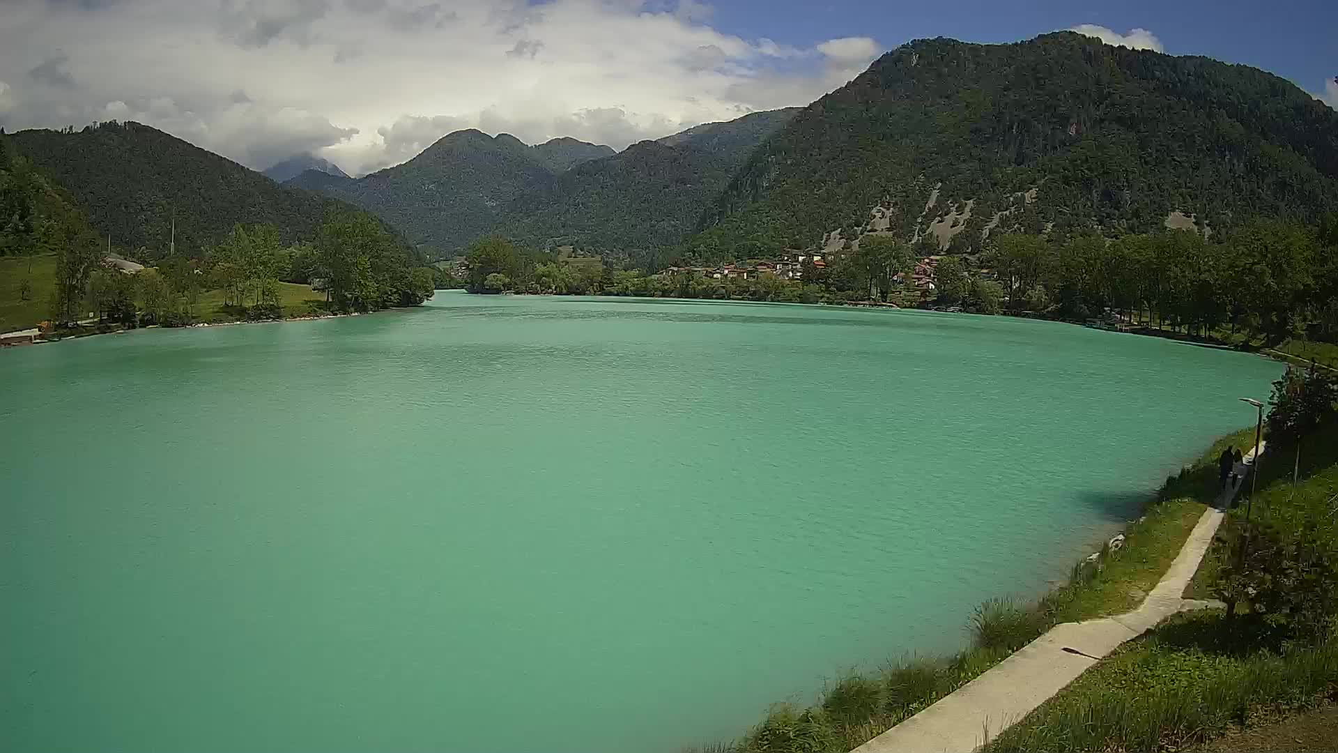Web kamera Most na Soči – jezero