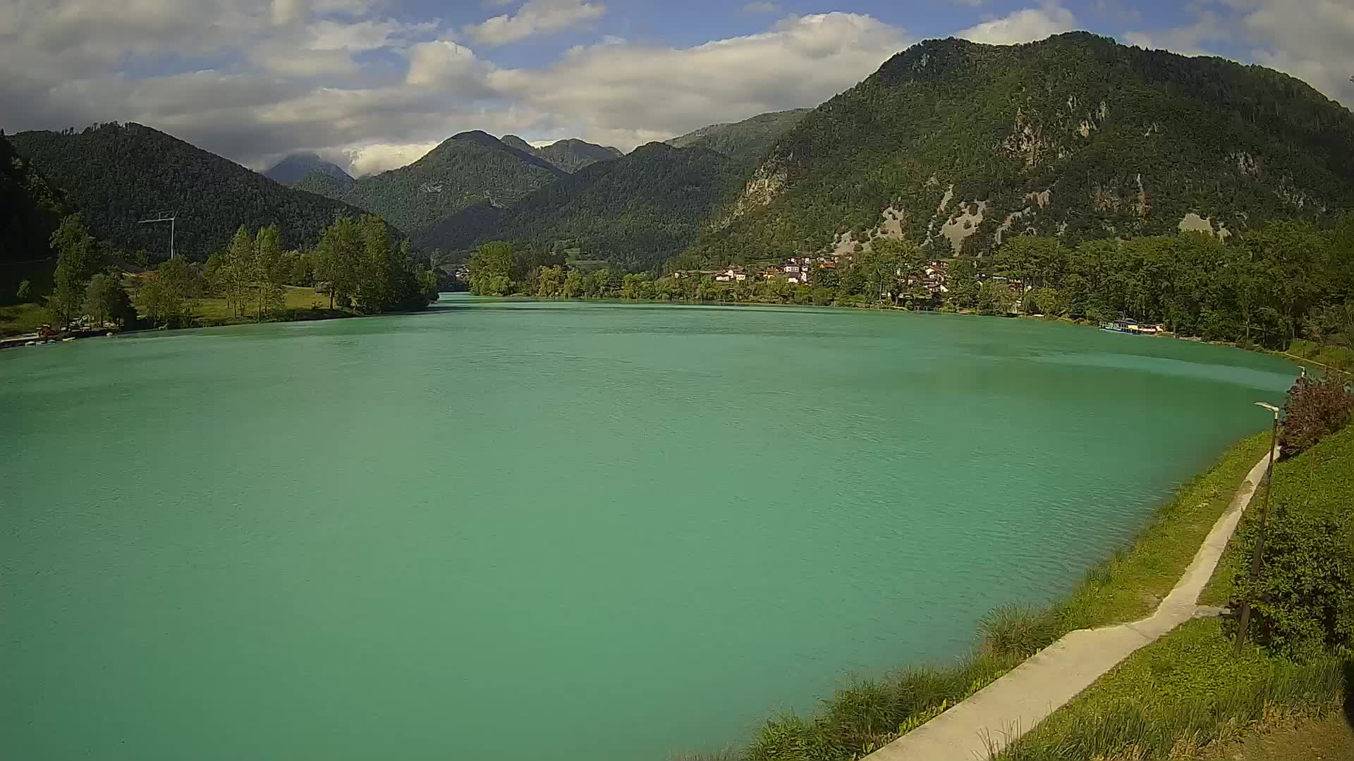 LIVEcam Most na Soči lago – Slovenia