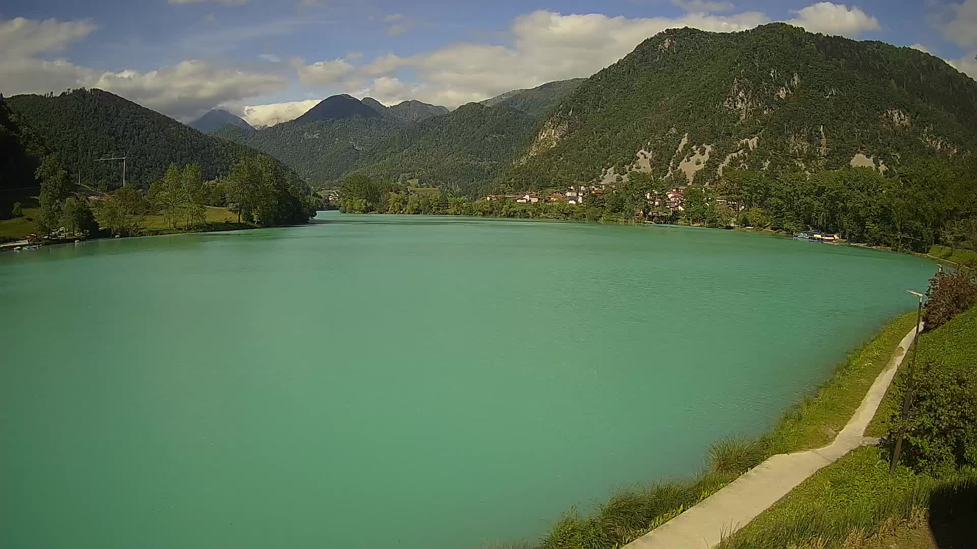 Most na Soči – Panorama del lago