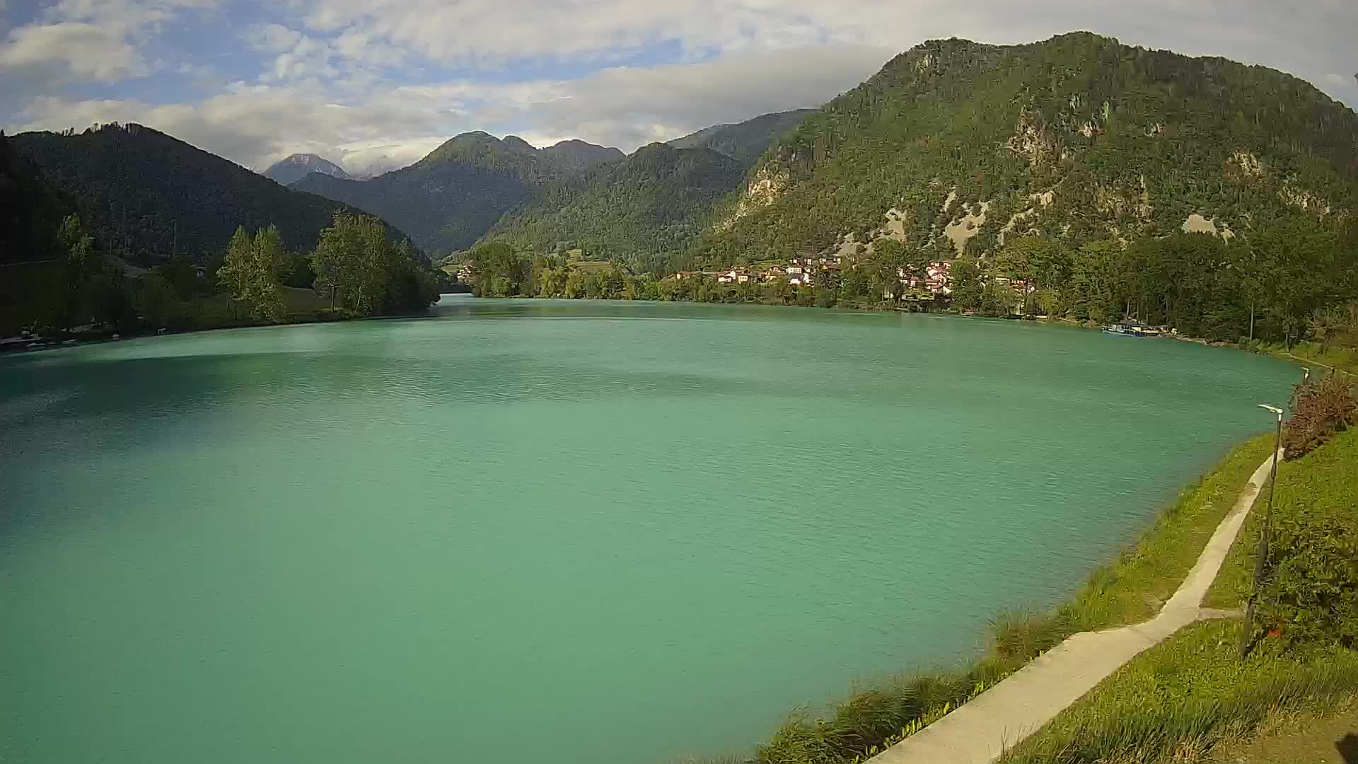 LIVEcam Most na Soči lago – Slovenia
