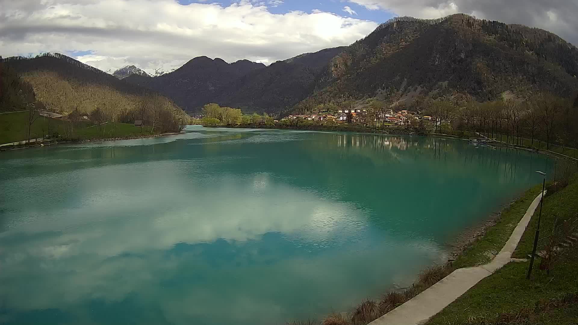 LIVEcam Most na Soči lago – Slovenia