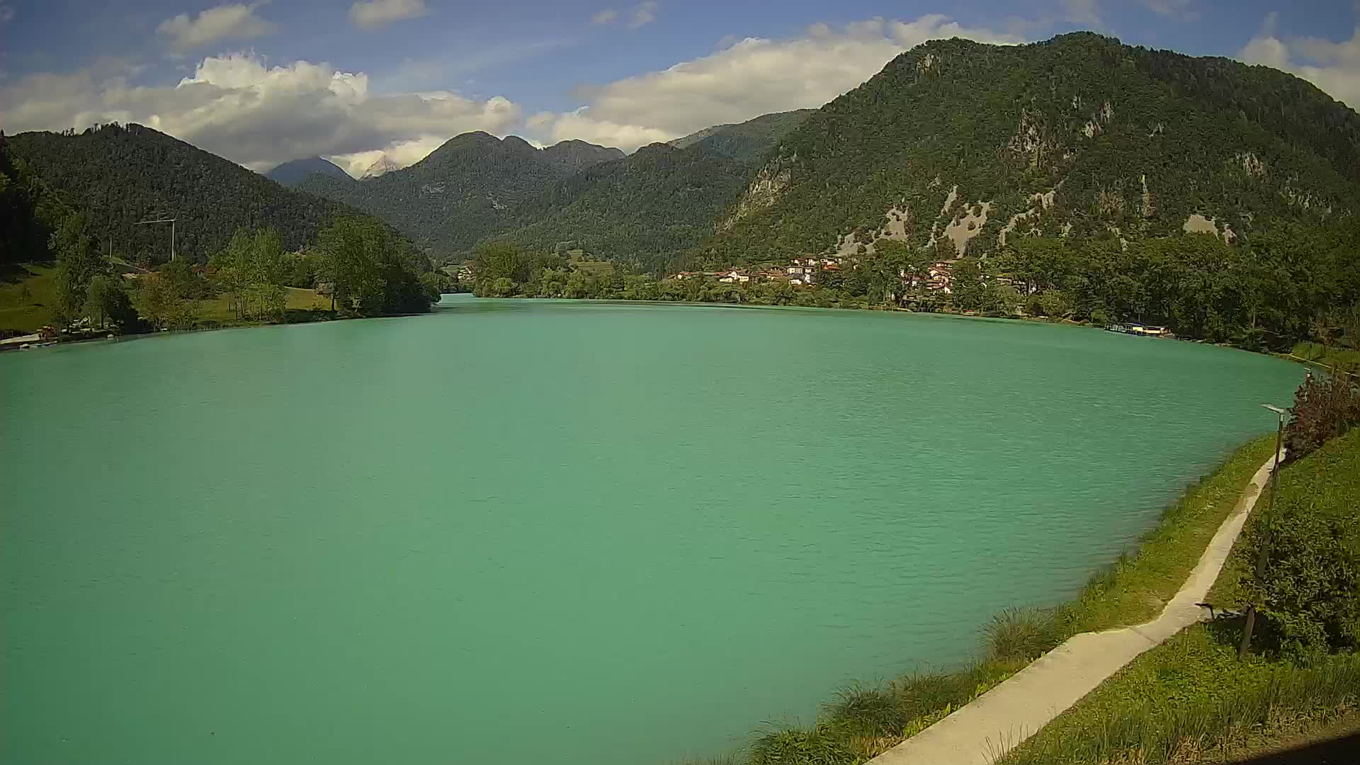 LIVE Webcam Most na Soči lake – Slovenia