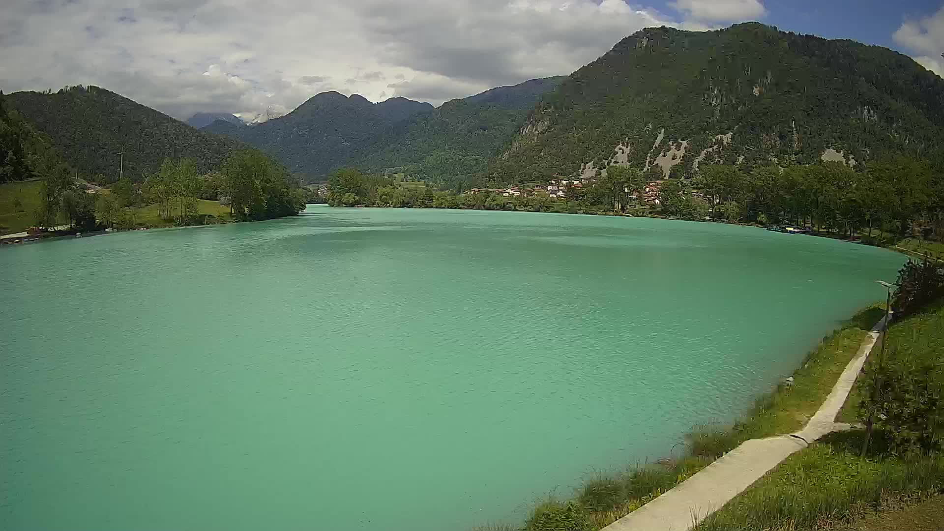 LIVE Webcam Most na Soči lake – Slovenia