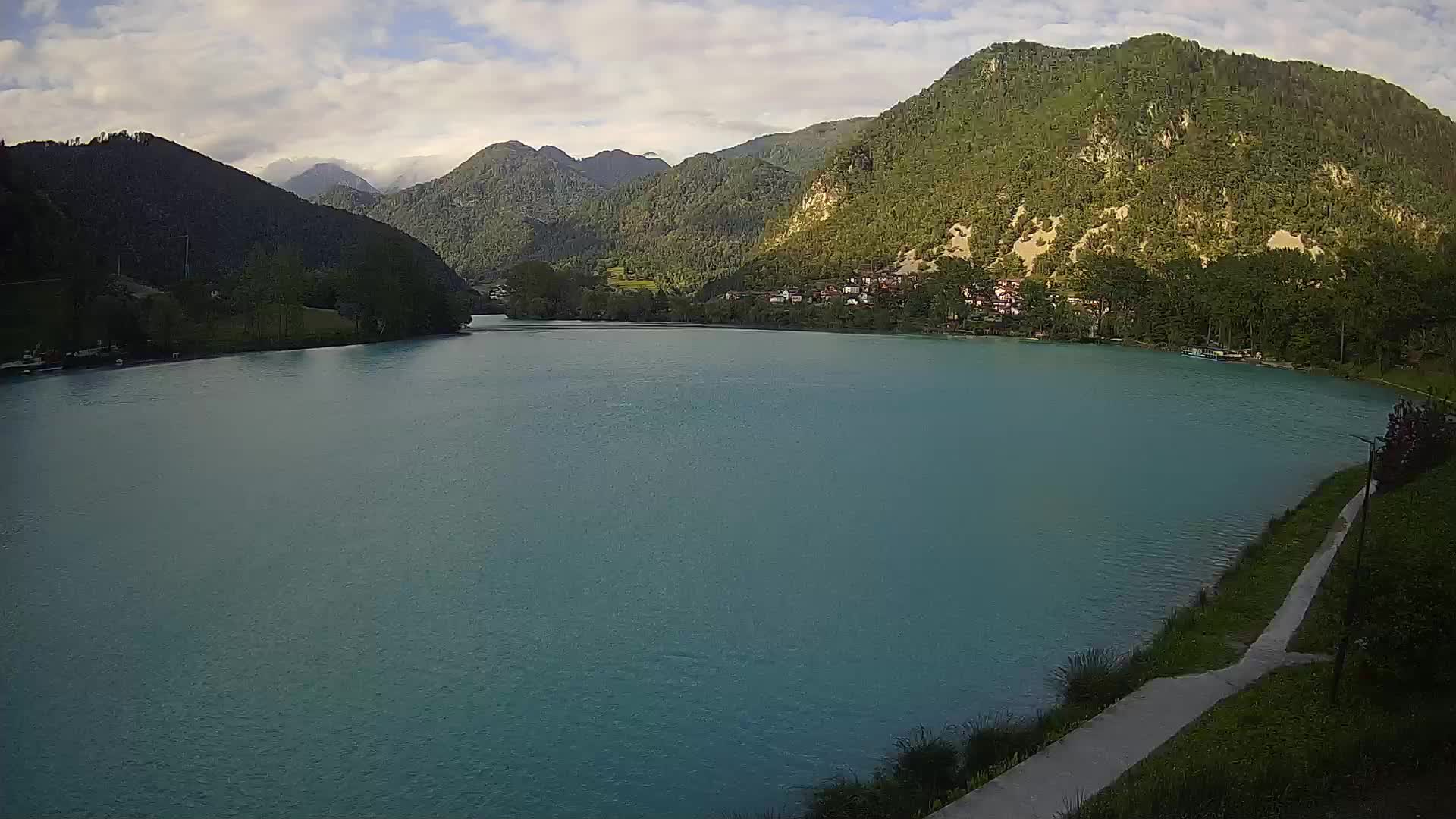 Most na Soči – Panoramic view of Lake