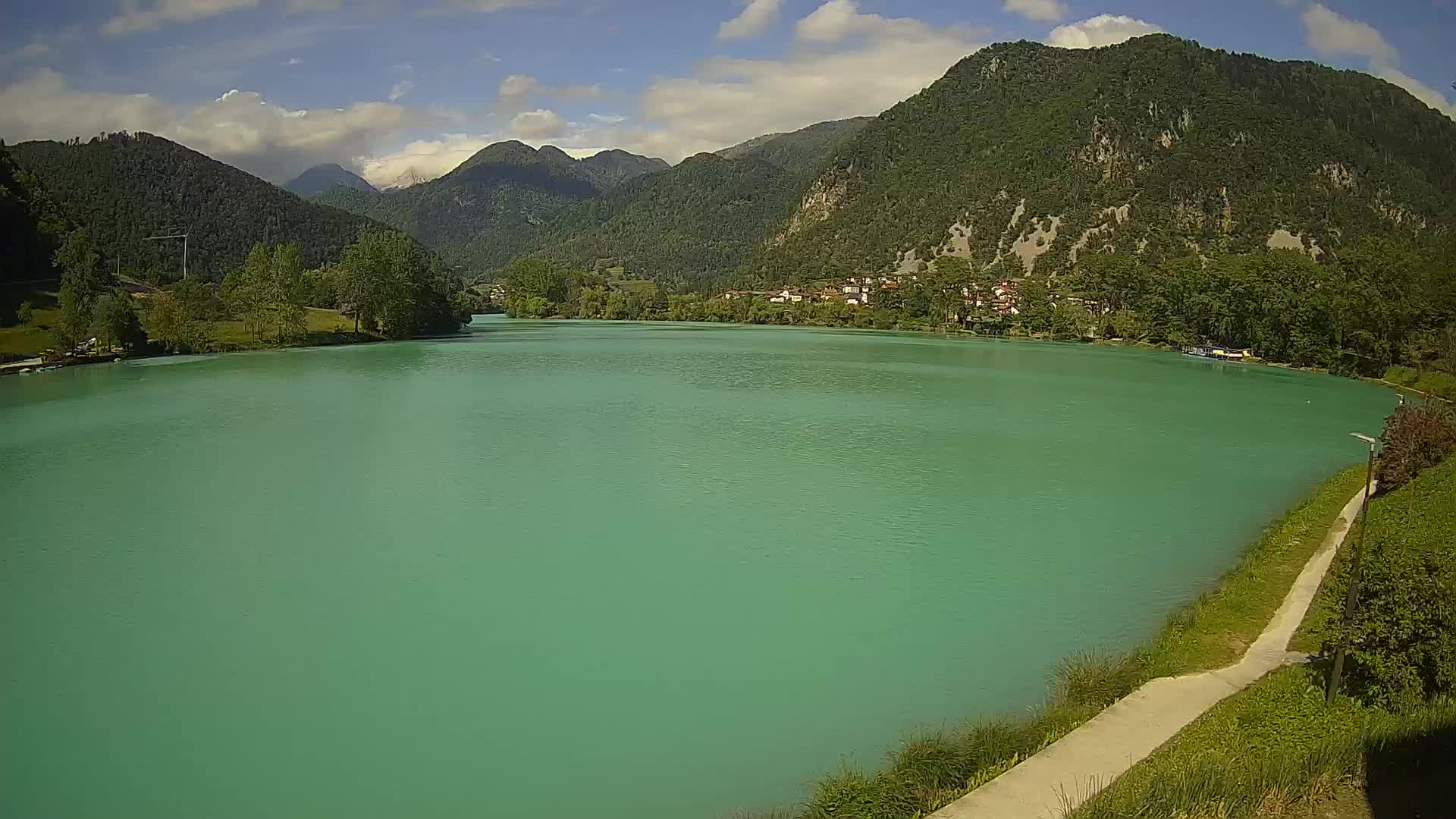 LIVE Webcam Most na Soči lake – Slovenia