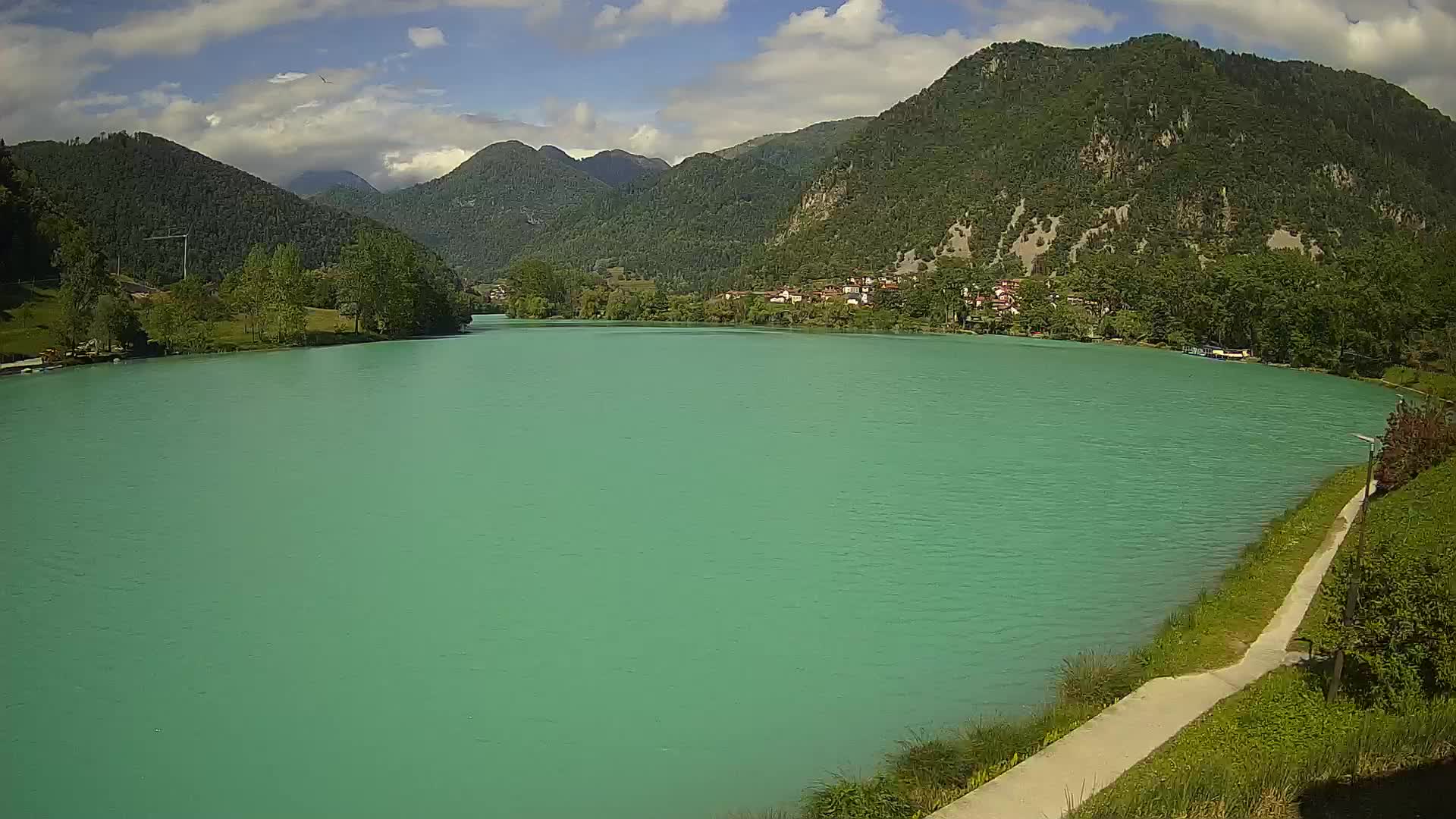 LIVE Webcam Most na Soči lake – Slovenia