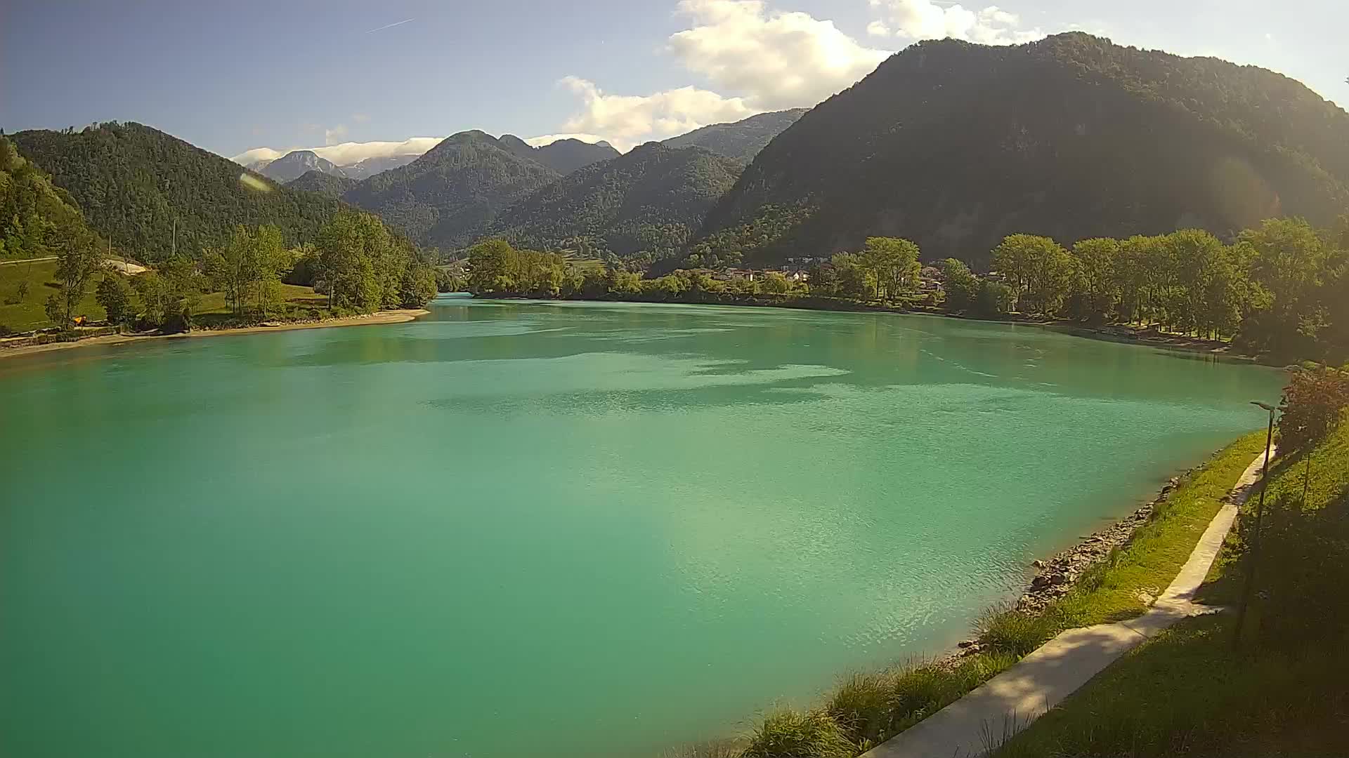 Most na Soči – Panoramic view of Lake