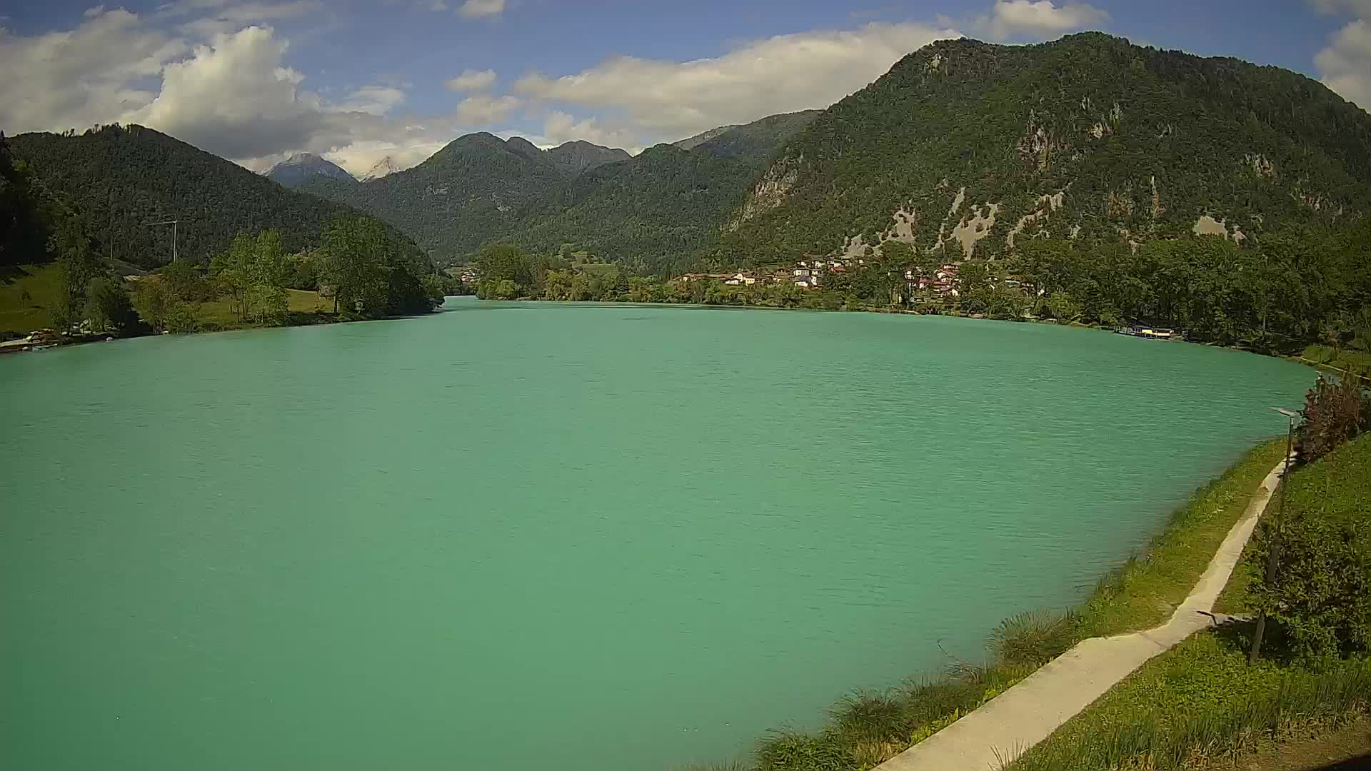 LIVE Webcam Most na Soči lake – Slovenia