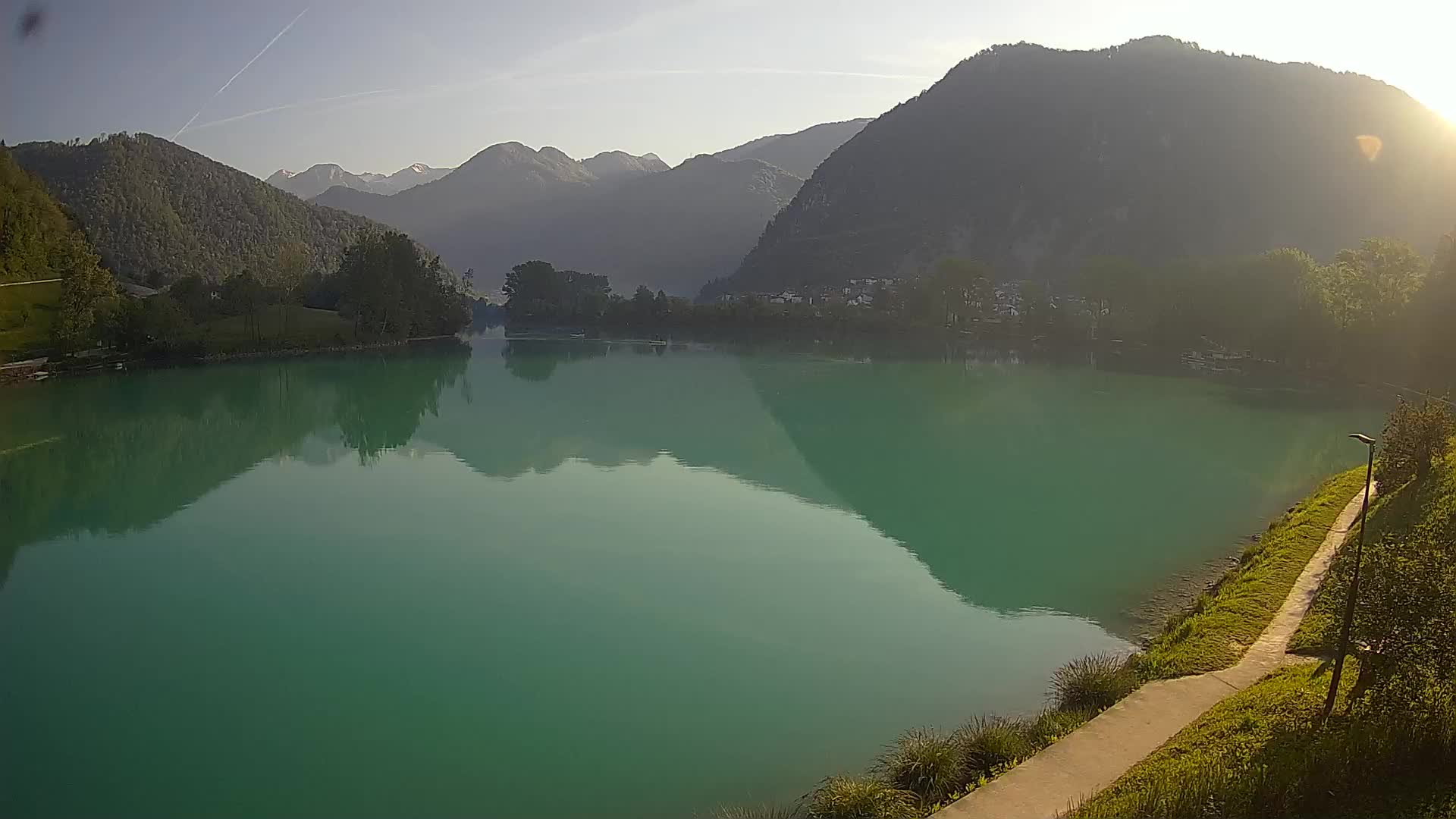 LIVE Webcam Most na Soči lake – Slovenia