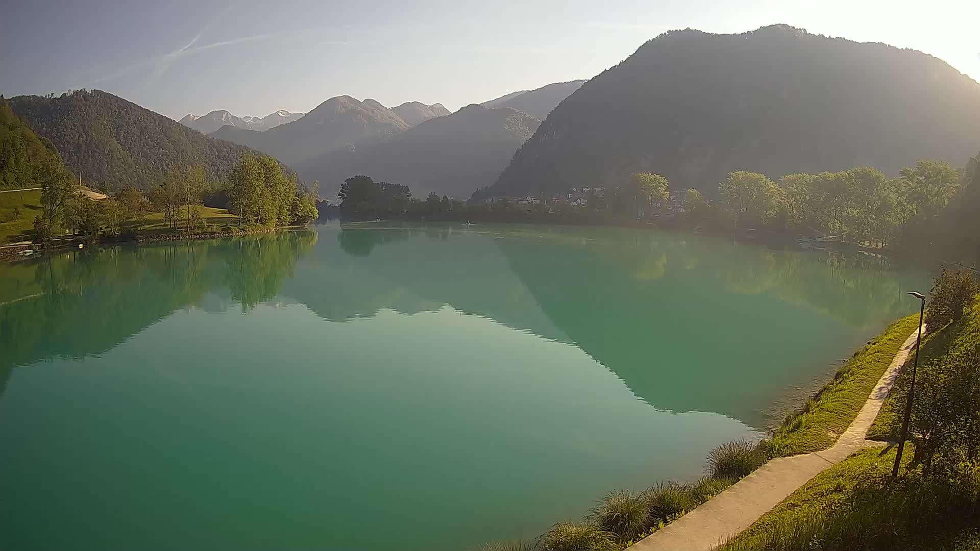 Most na Soči – Panoramic view of Lake