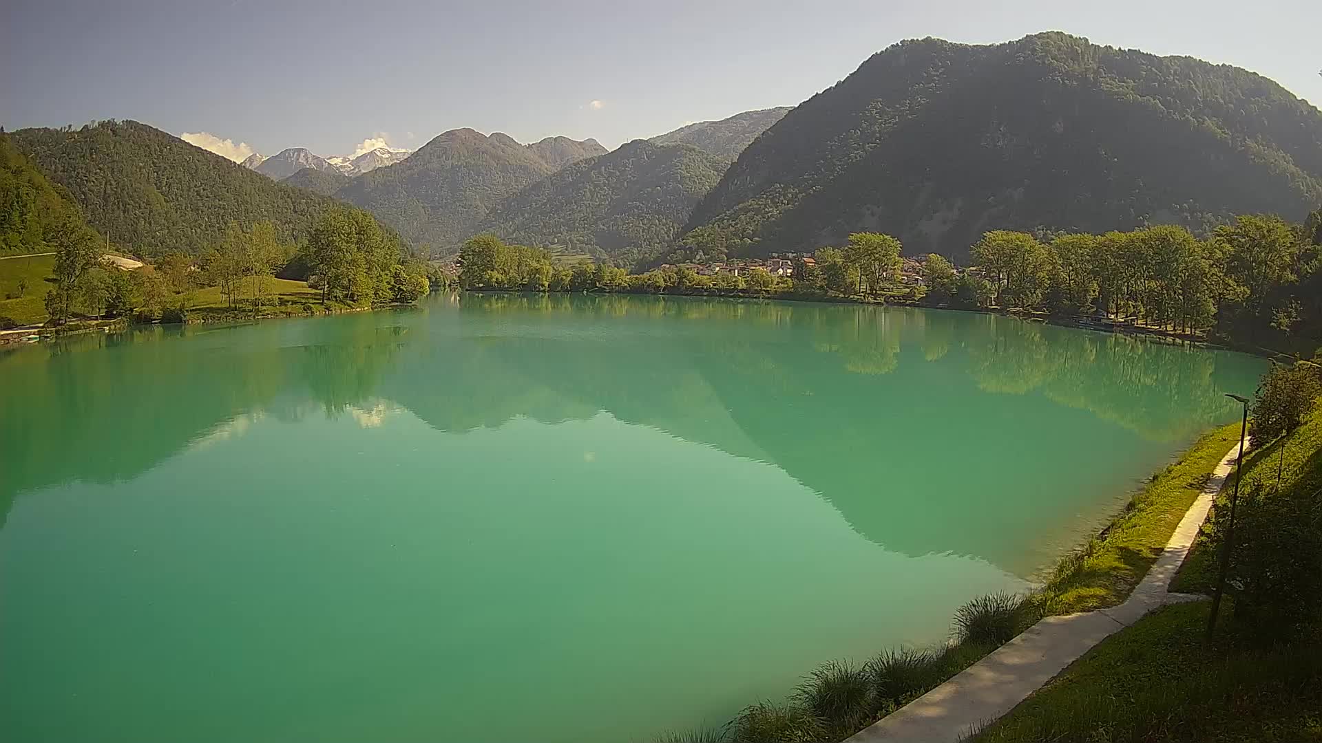 LIVE Webcam Most na Soči lake – Slovenia