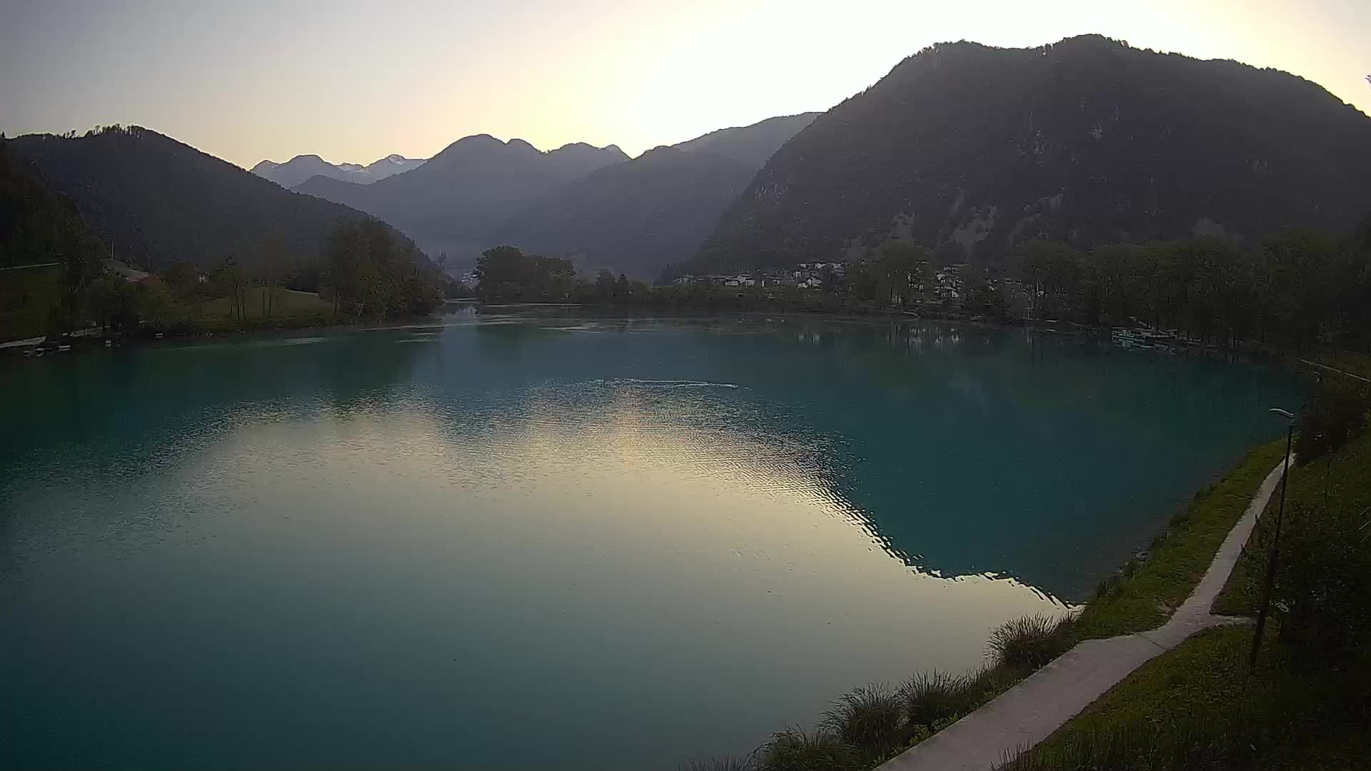 Most na Soči – Pogled na jezero