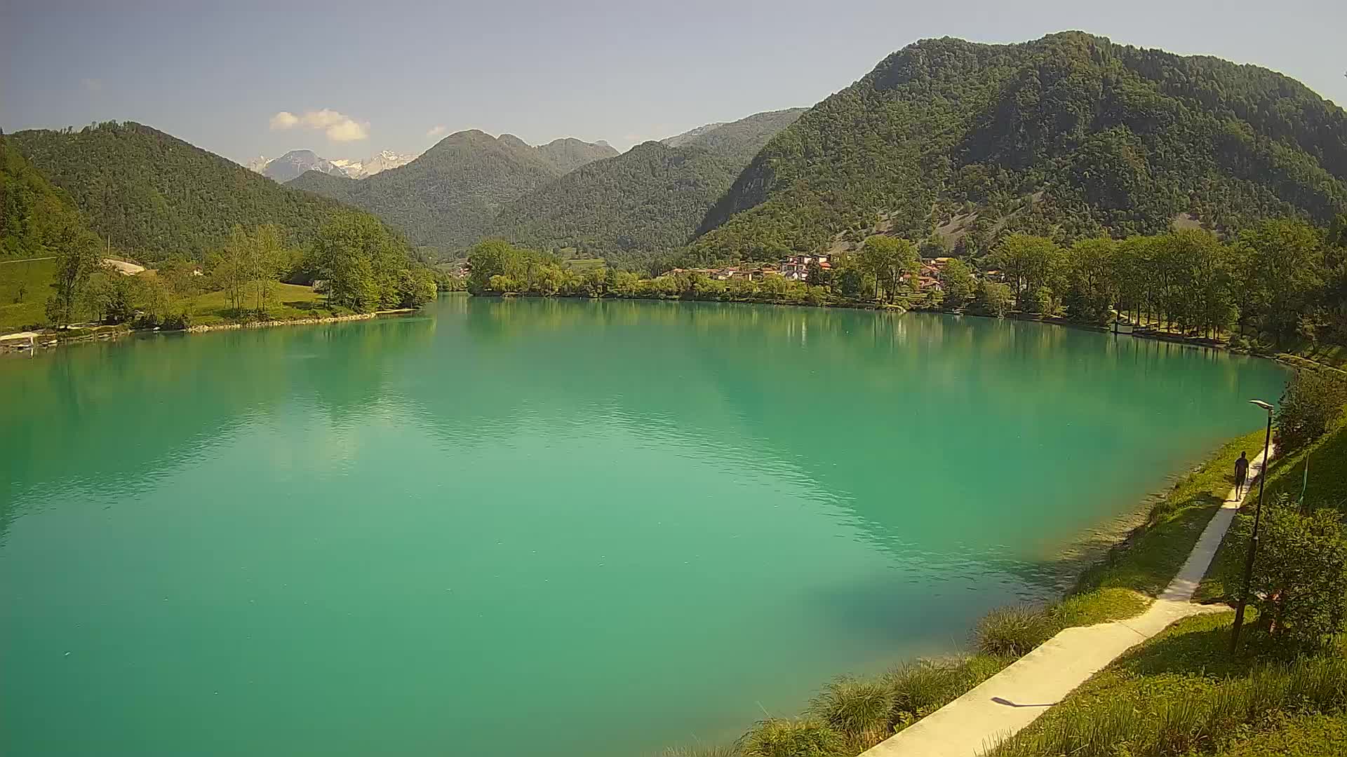 LIVE Webcam Most na Soči lake – Slovenia