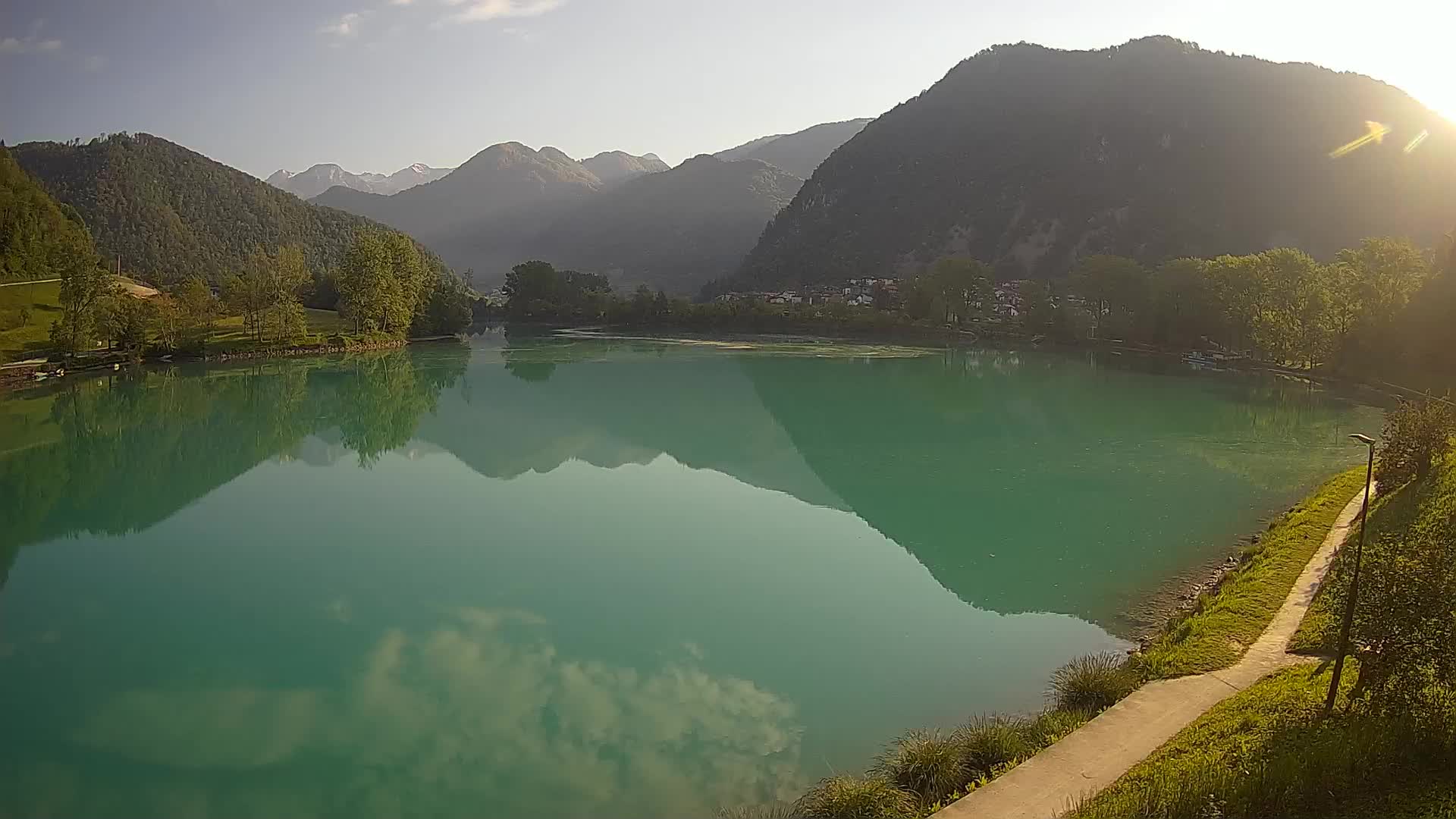 LIVEcam Most na Soči lago – Slovenia