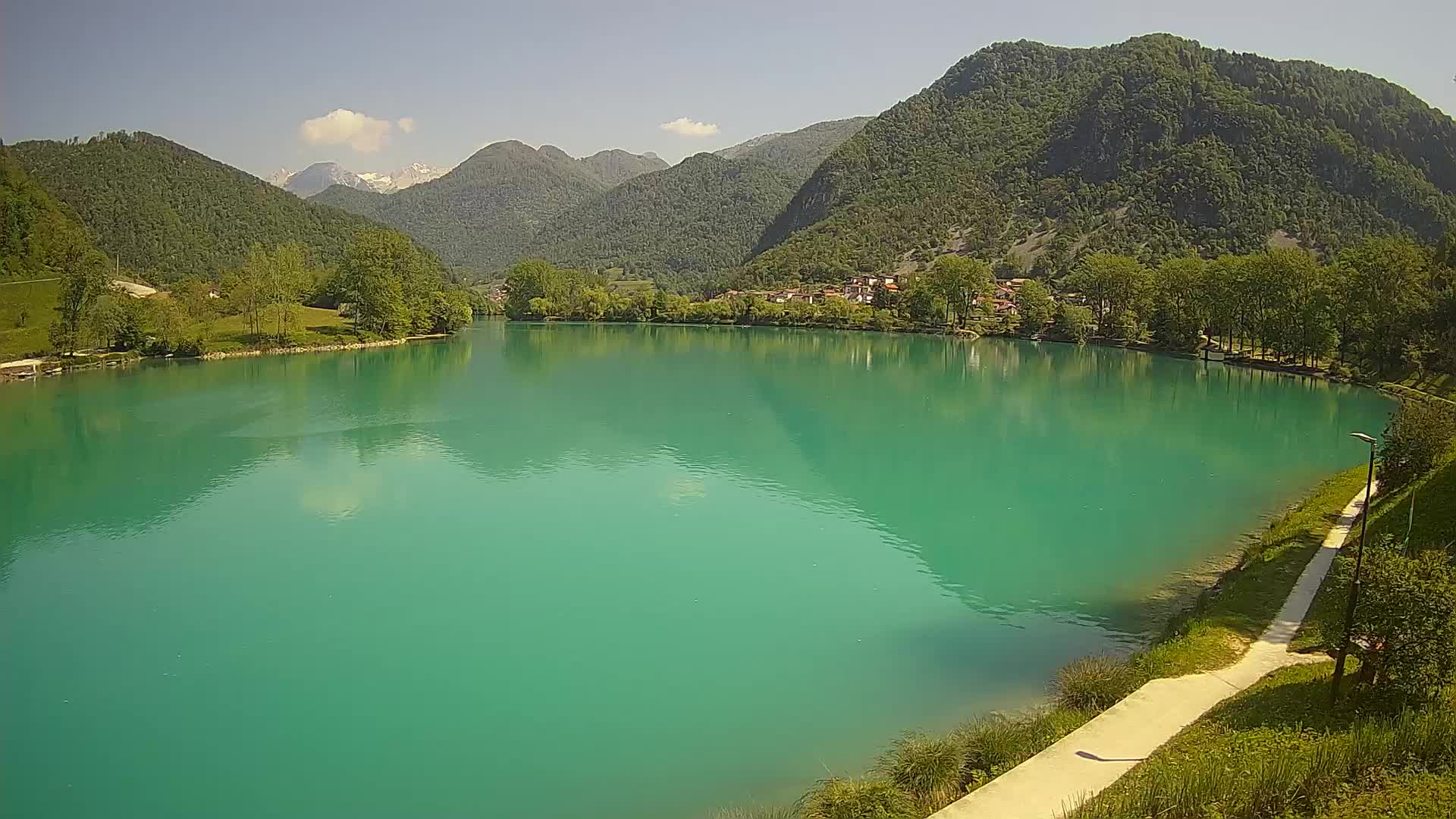 LIVEcam Most na Soči lago – Slovenia