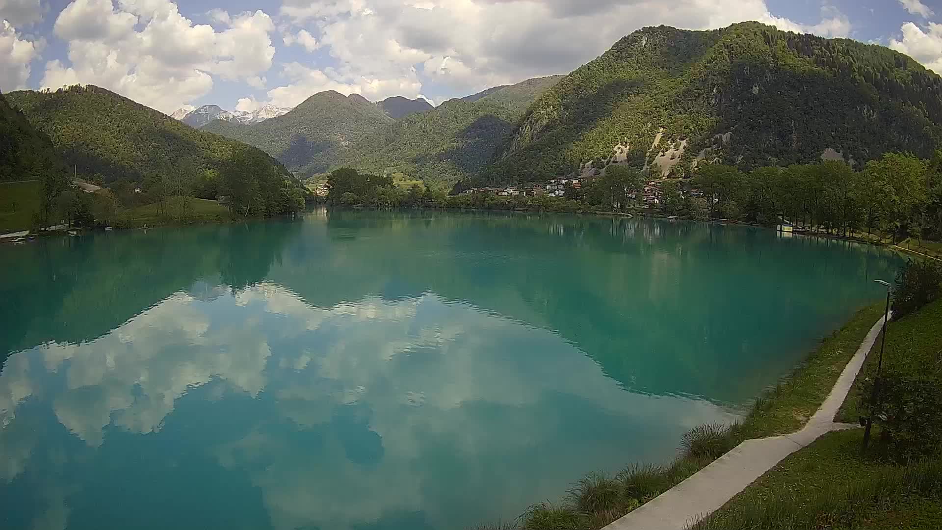Most na Soči – Panorama del lago
