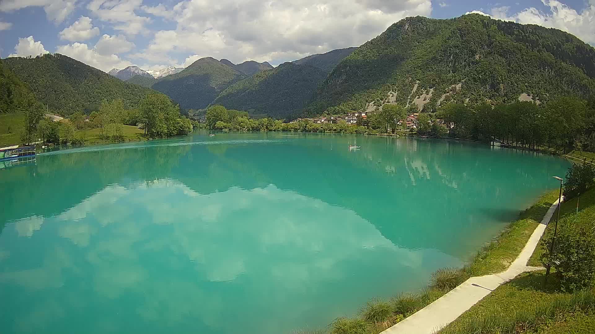 Most na Soči – Panorama del lago