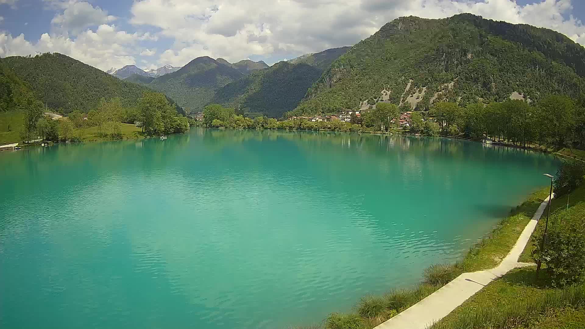 Most na Soči – Pogled na jezero