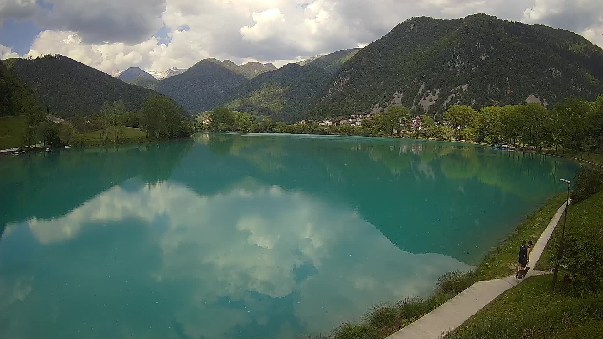 Most na Soči – Panoramic view of Lake