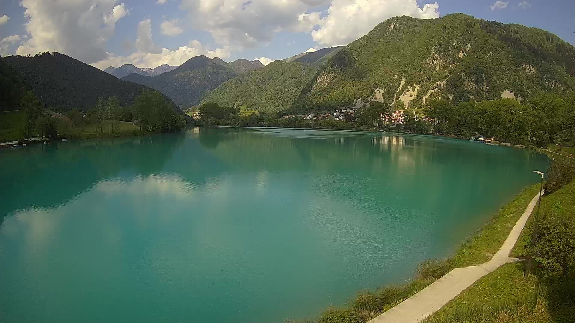 Most na Soči – Panorama del lago